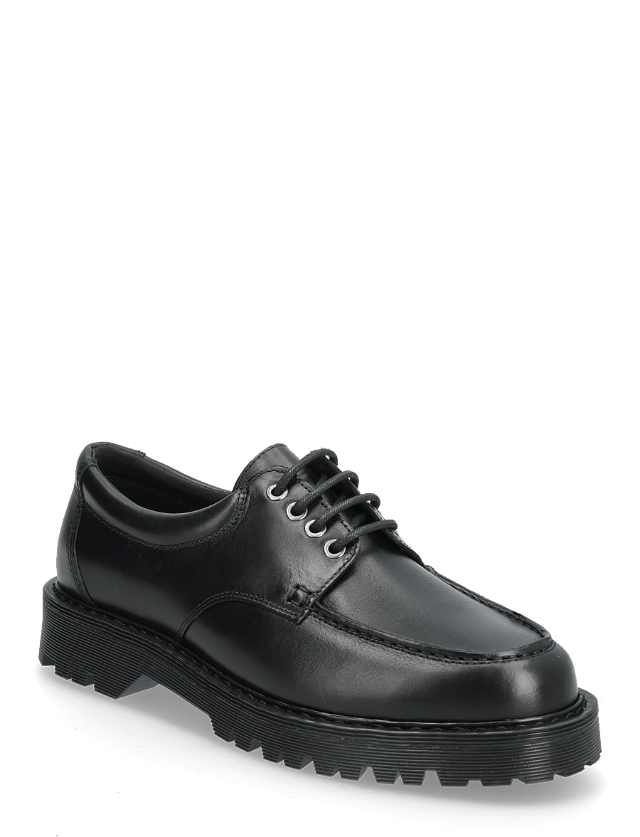 Garment Project - Pete Moc Toe - Black Leather - moc-toes - black - 0