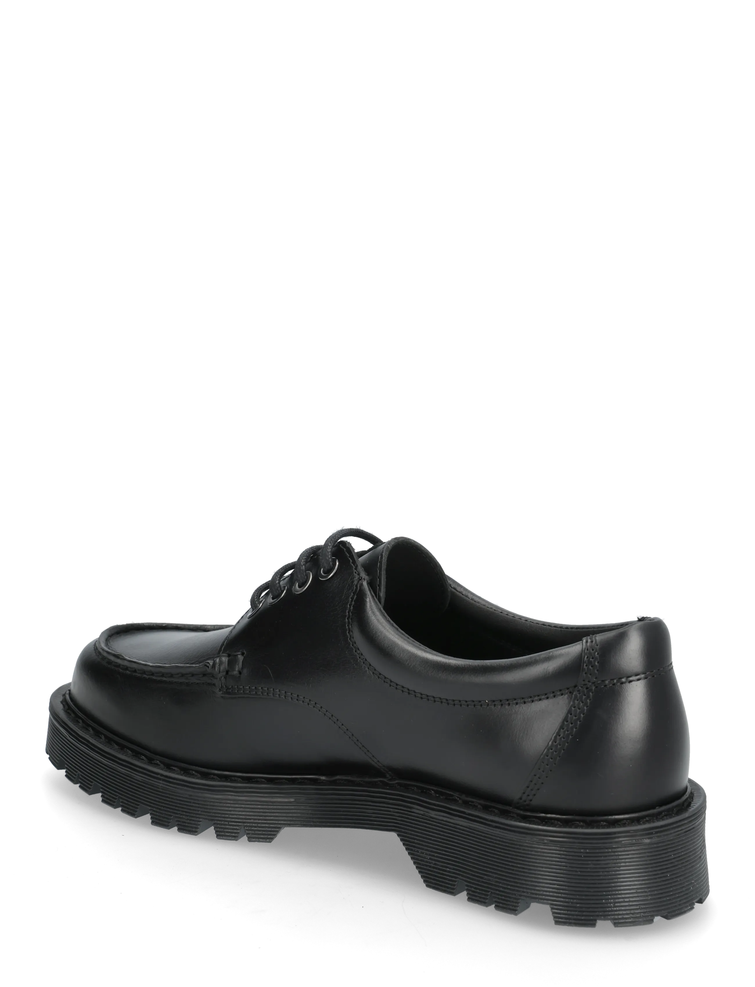 Garment Project - Pete Moc Toe - Black Leather - moc toe skor - black - 2