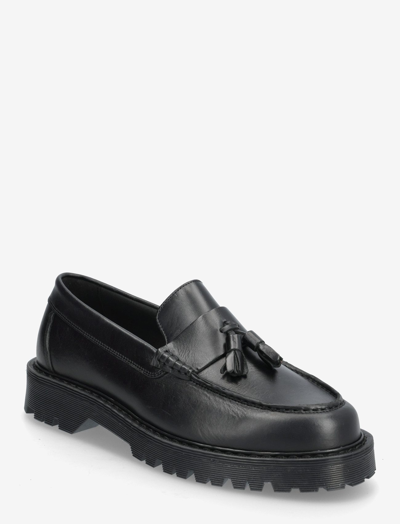 Garment Project - Pete Loafer - Black Leather - osta olukorra järgi - black - 0