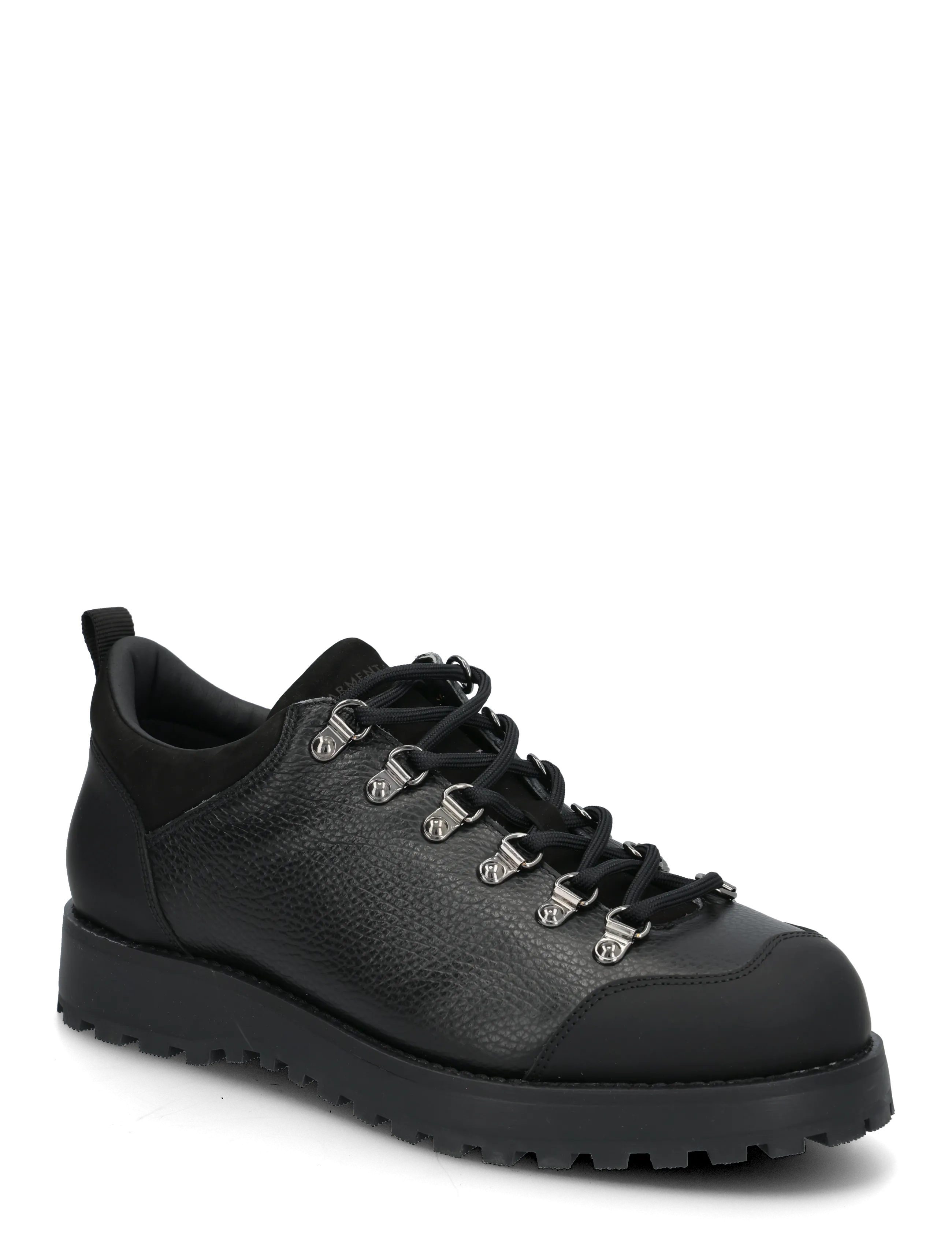 Garment Project Dune Low - Black Tumbled Leather - Shoes - BLACK / black