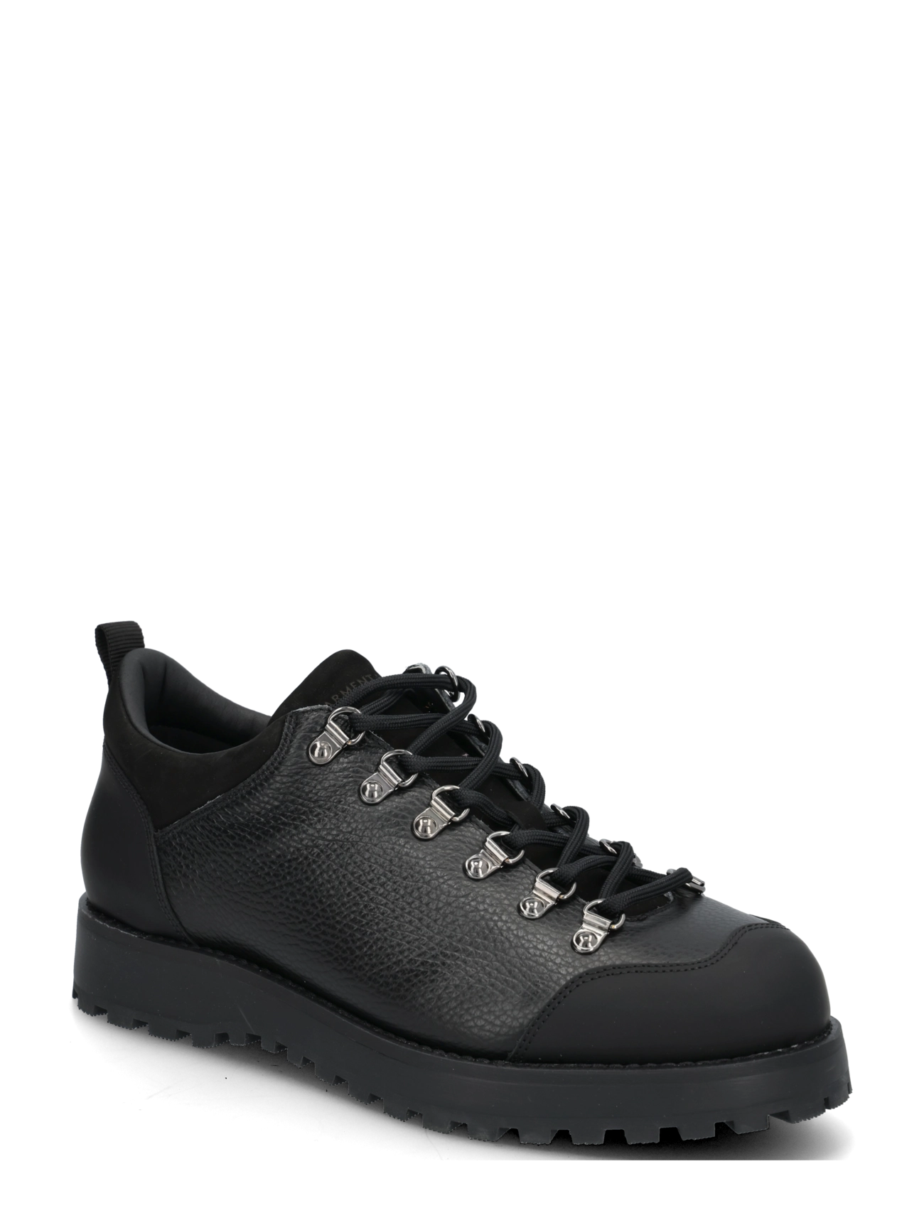 Garment Project Dune Low - Black Tumbled Leather - Garment Project - BLACK / black