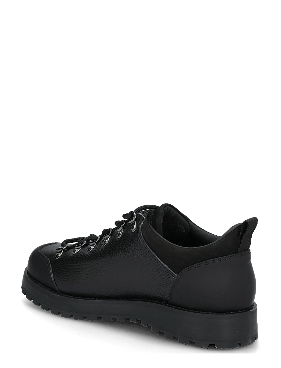 Garment Project - Dune Low - Black Tumbled Leather - schnürstiefel - black - 1