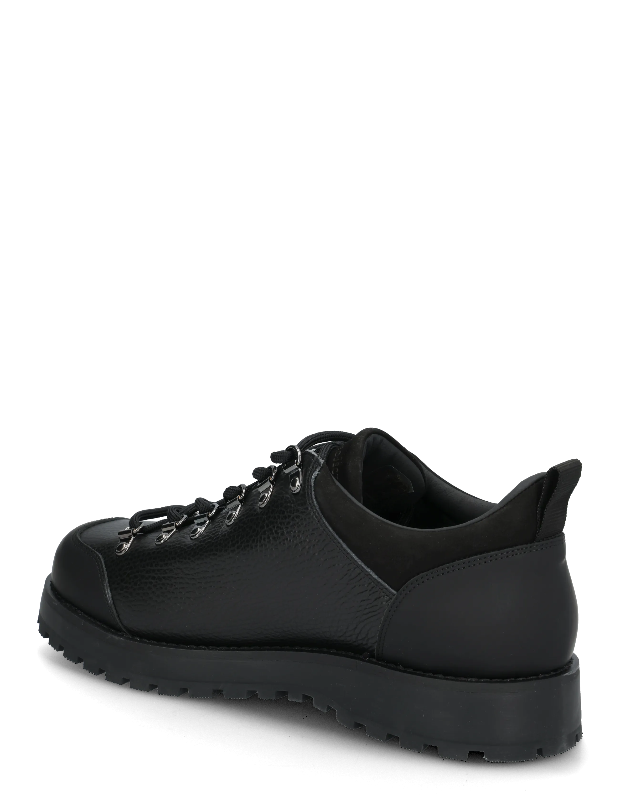 Garment Project - Dune Low - Black Tumbled Leather - snørestøvler - black - 1