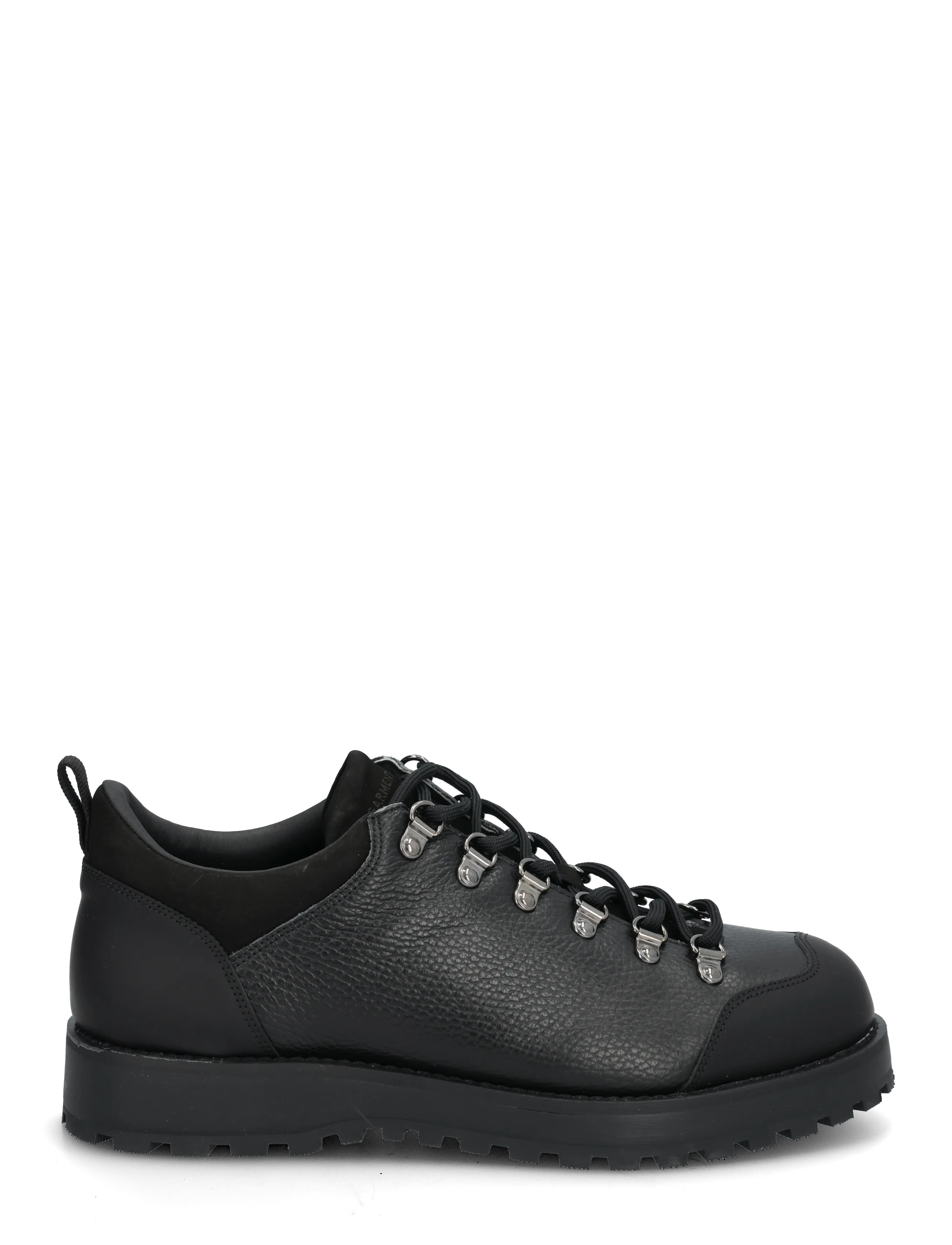 Garment Project - Dune Low - Black Tumbled Leather - snørestøvler - black - 2