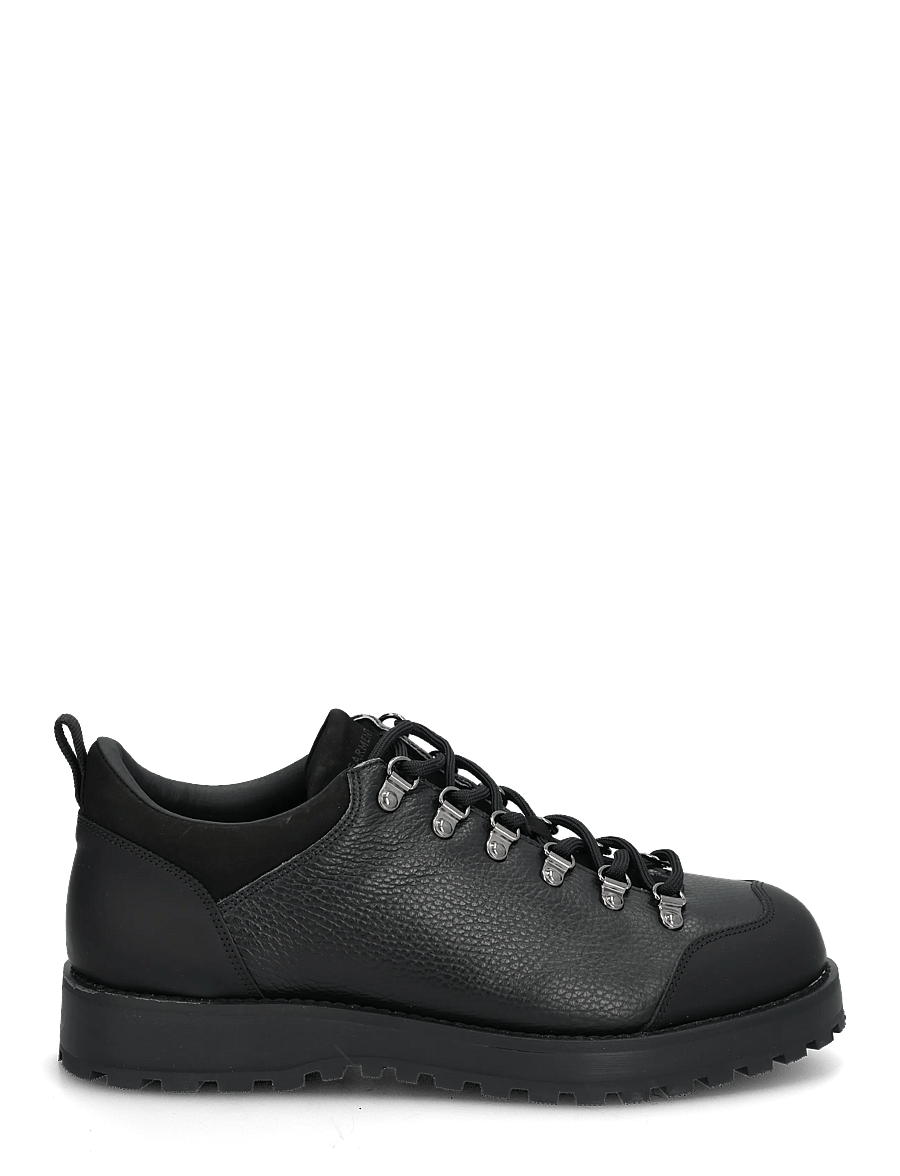 Garment Project - Dune Low - Black Tumbled Leather - snørestøvler - black - 2