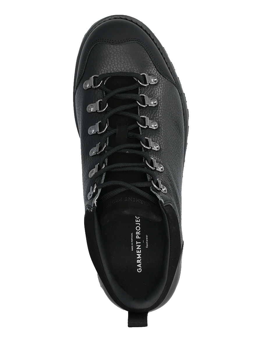 Garment Project - Dune Low - Black Tumbled Leather - schnürstiefel - black - 3