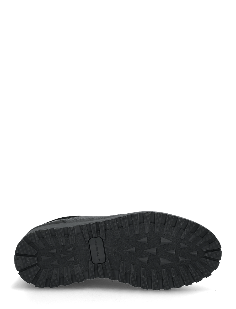 Garment Project - Dune Low - Black Tumbled Leather - snørestøvler - black - 4