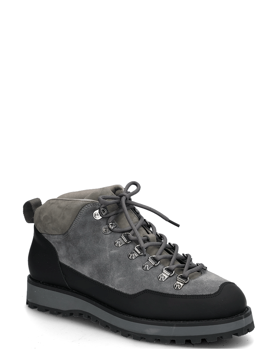 Garment Project - Dune Mid - Dark Grey Suede - schnürstiefel - dark grey - 0