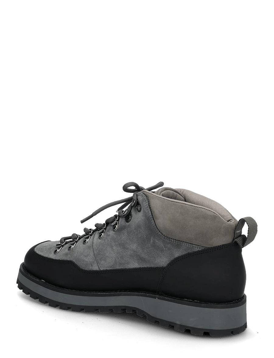 Garment Project - Dune Mid - Dark Grey Suede - laced boots - dark grey - 1