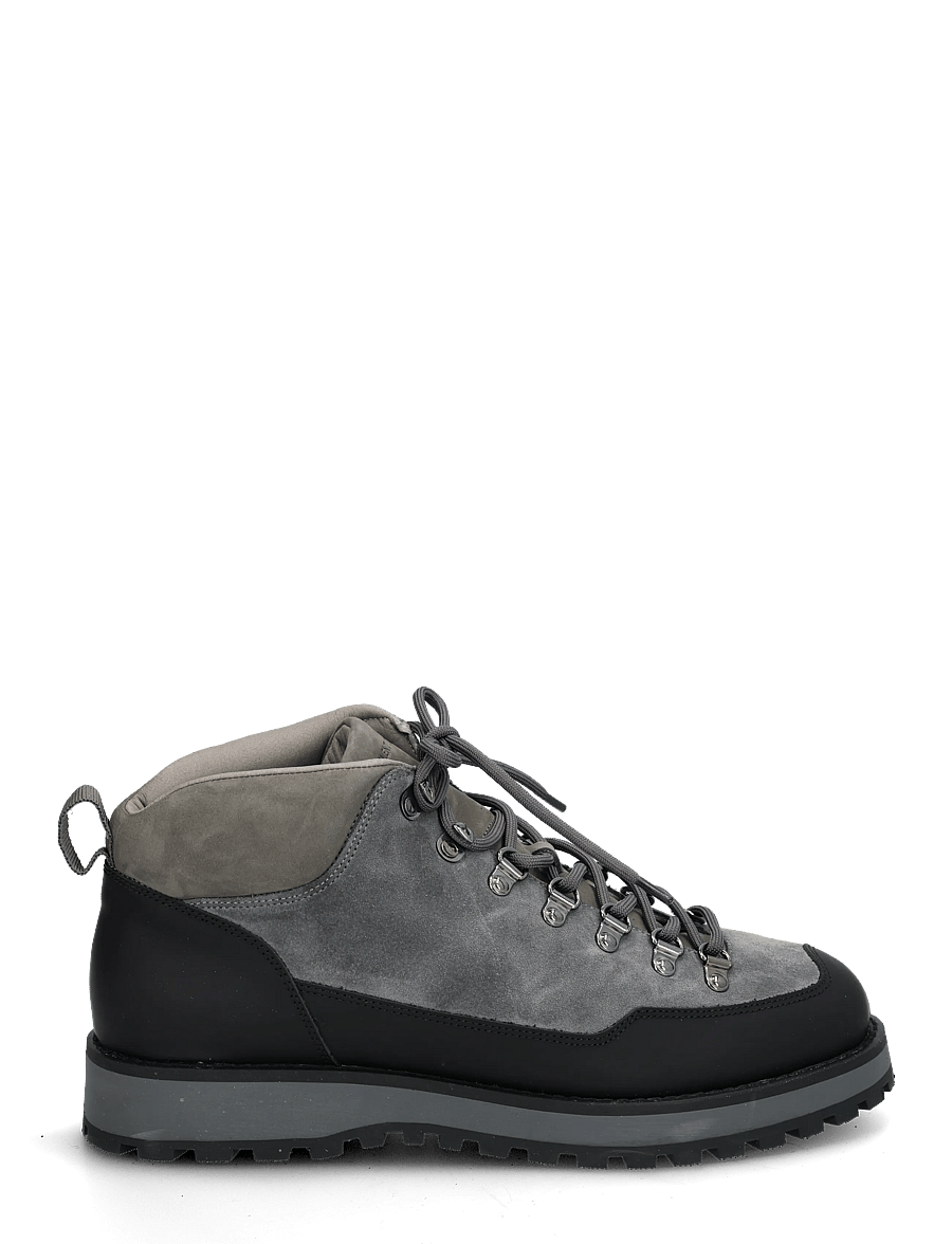Garment Project - Dune Mid - Dark Grey Suede - laced boots - dark grey - 2
