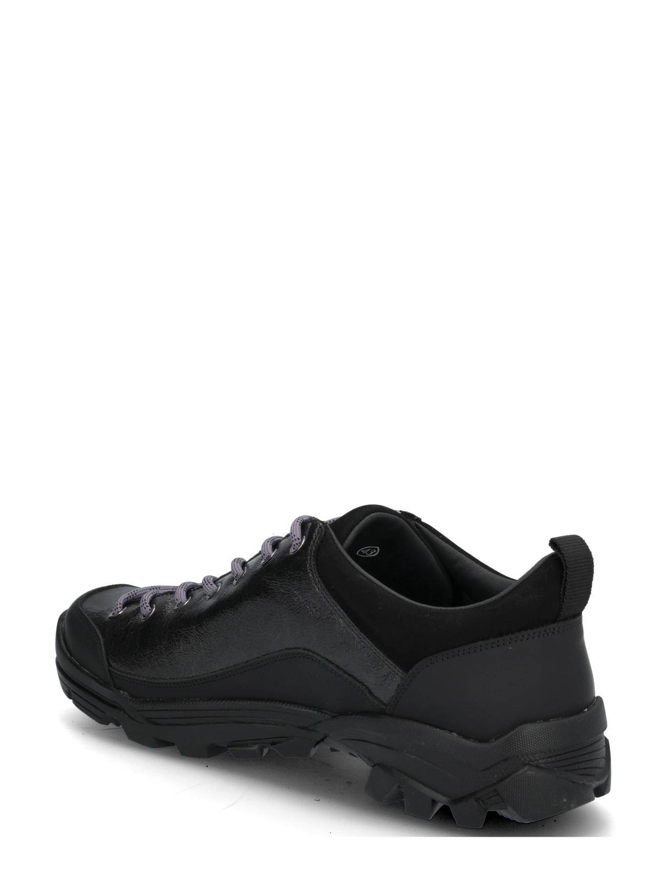Garment Project - Neve - Black Vintage Patent Leather - low-top sneaker - black - 1