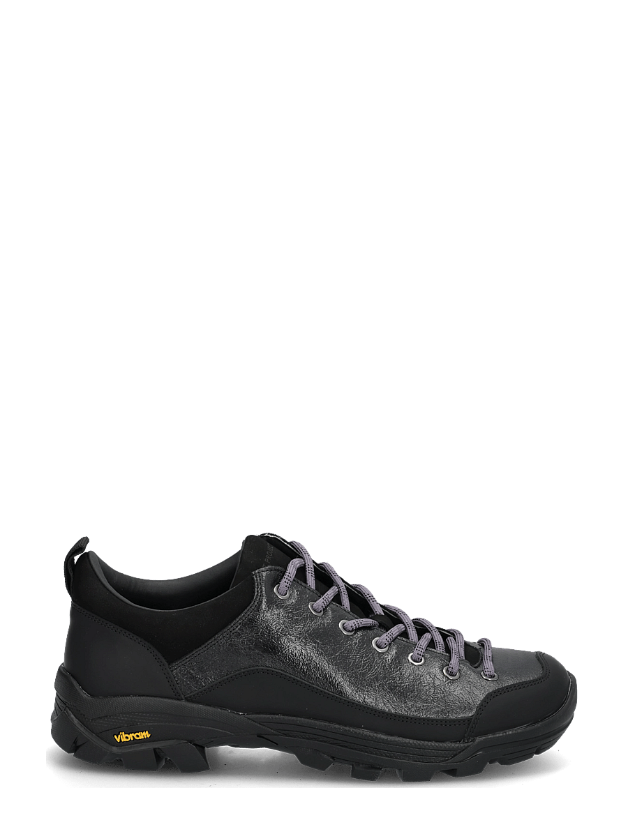 Garment Project - Neve - Black Vintage Patent Leather - low-top sneaker - black - 2