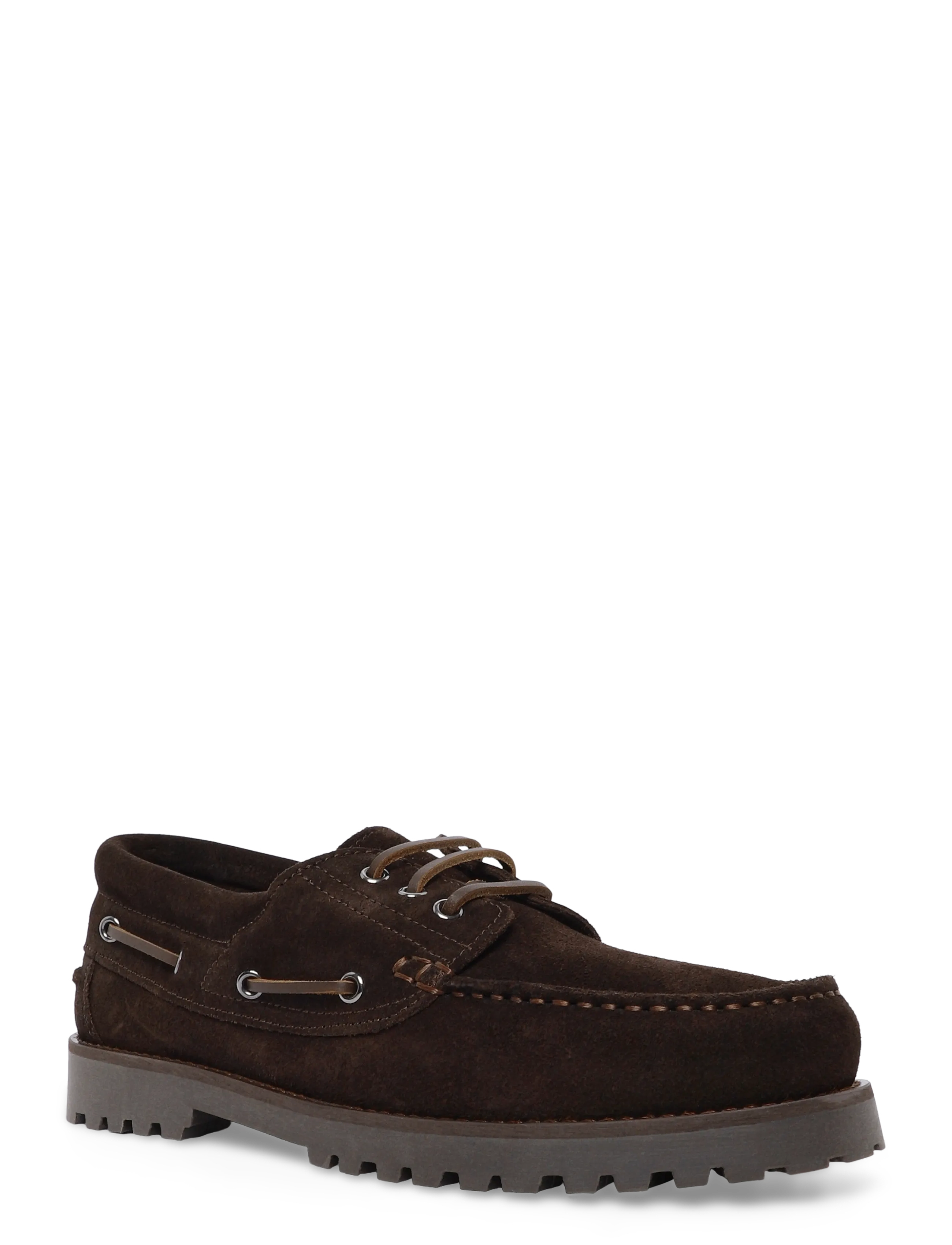 Garment Project Ollie Boat Shoe - Brown Suede, 46, Brown, Sko > Bådsko, Herre