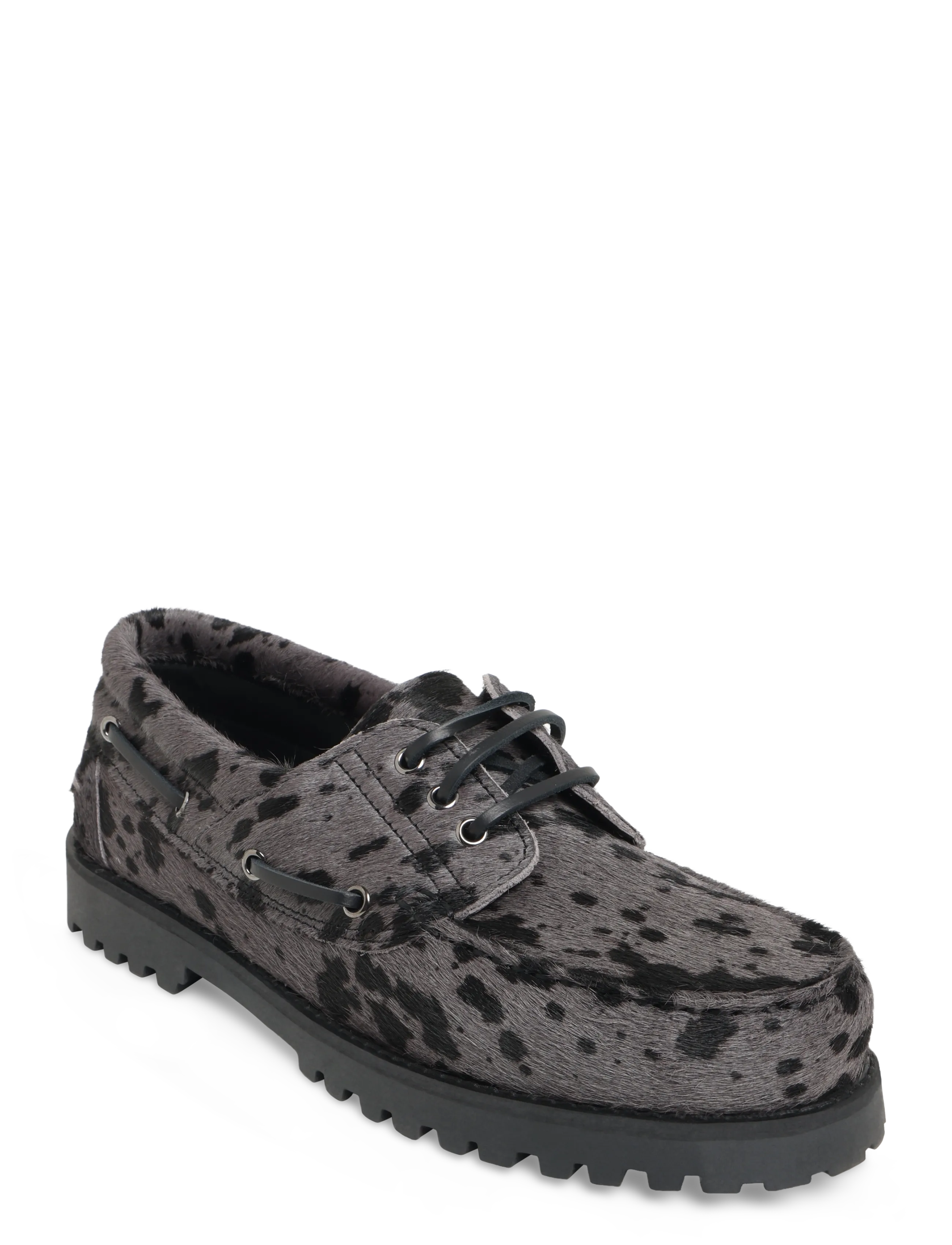 Garment Project Ollie Boat Shoe Grey Pony Hair, Boat Sko, Grå, Str: 41