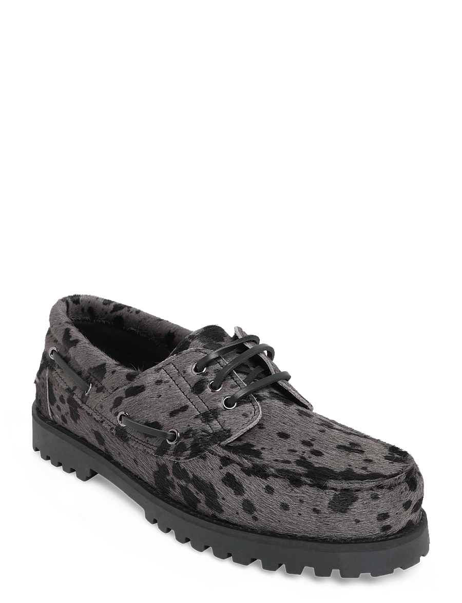 Garment Project - Ollie Boat Shoe - Grey Pony Hair - shop by occasion - grey - 0