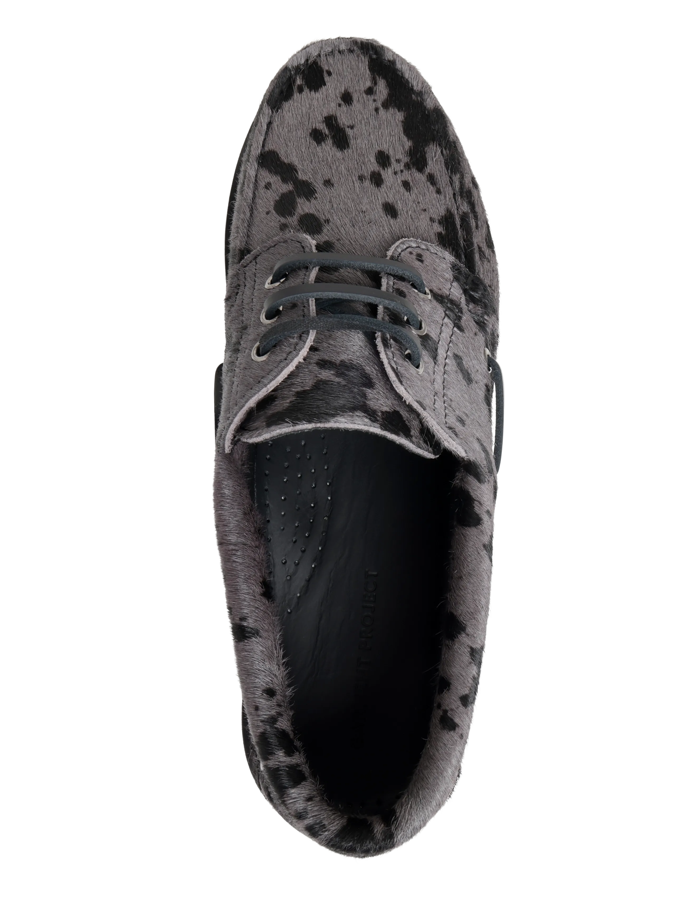 Garment Project - Ollie Boat Shoe - Grey Pony Hair - shop by occasion - grey - 2