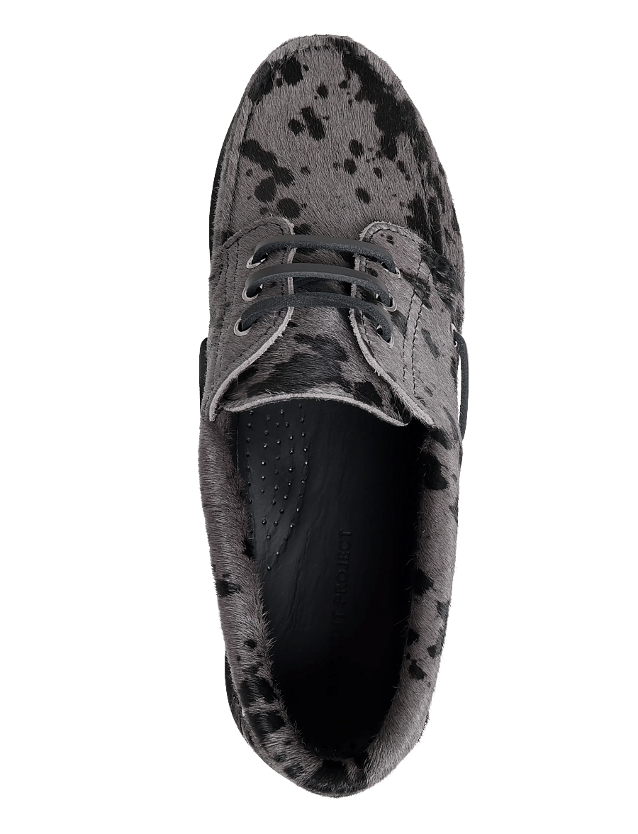 Garment Project - Ollie Boat Shoe - Grey Pony Hair - shop by occasion - grey - 2