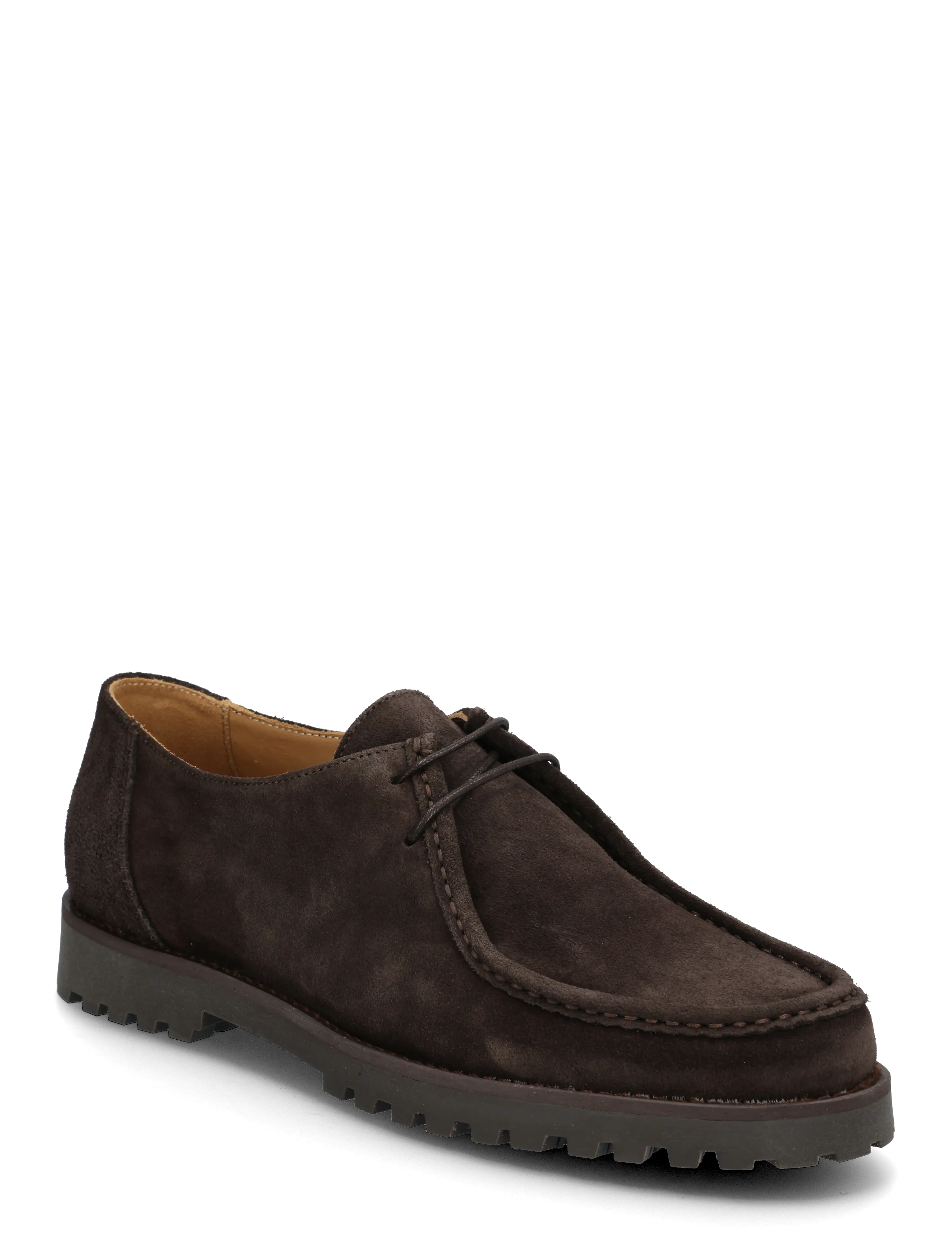 Garment Project Ollie Moc Toe - Brown Suede - Shoes - BROWN / brown