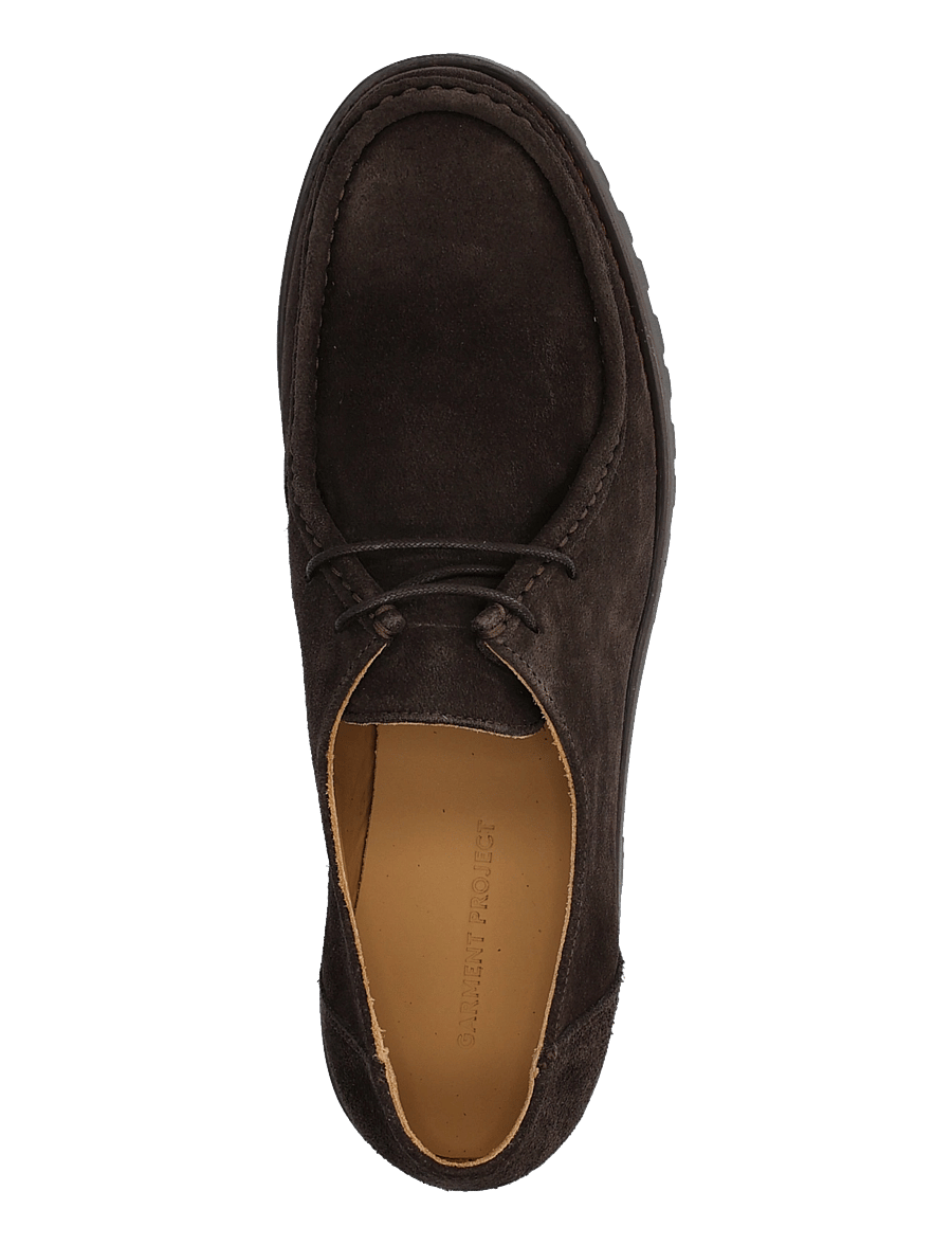 Garment Project - Ollie Moc Toe - Brown Suede - moc-toe kingad - brown - 3