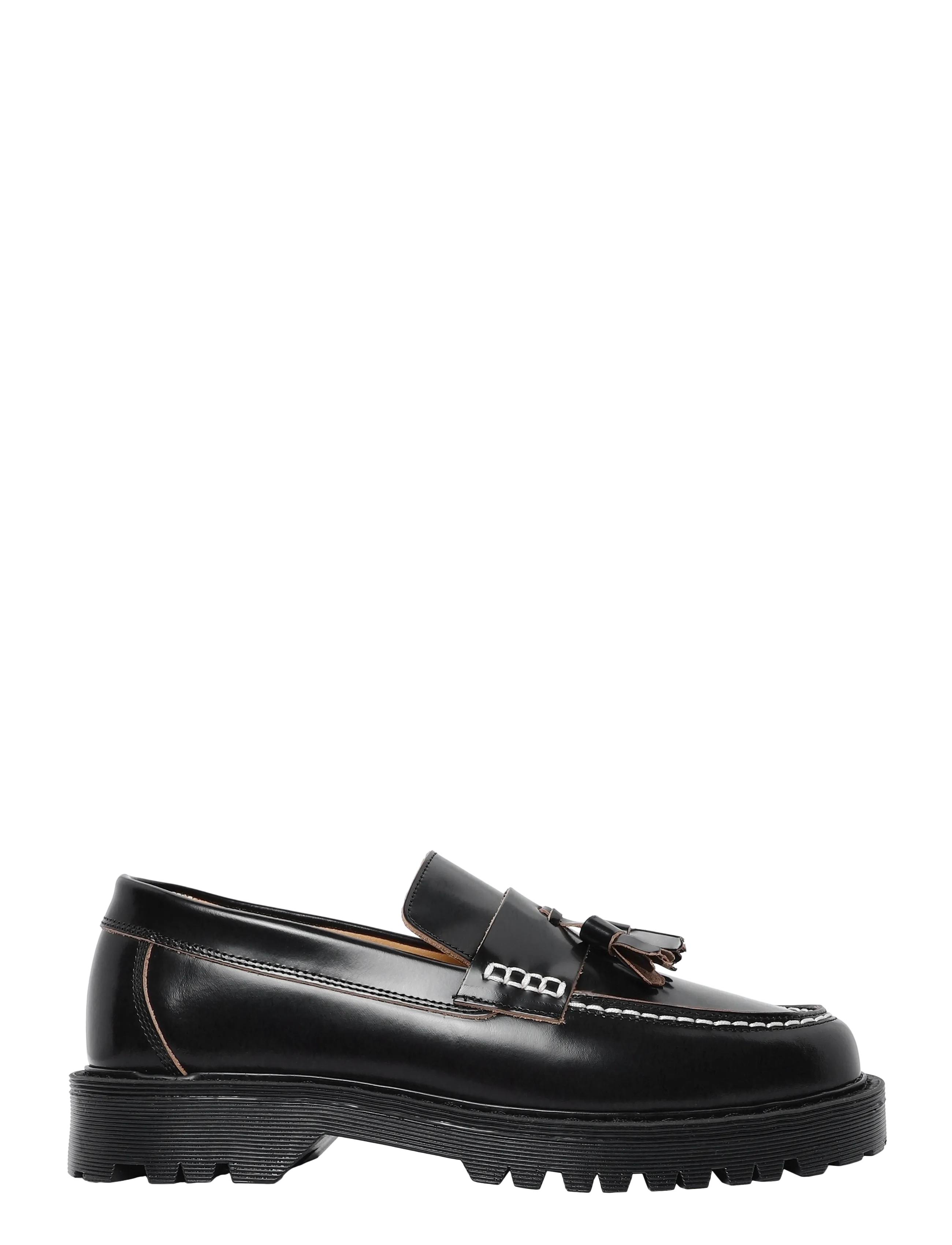 Garment Project - Pete Loafer - Black Polido Raw Edge - black - 2