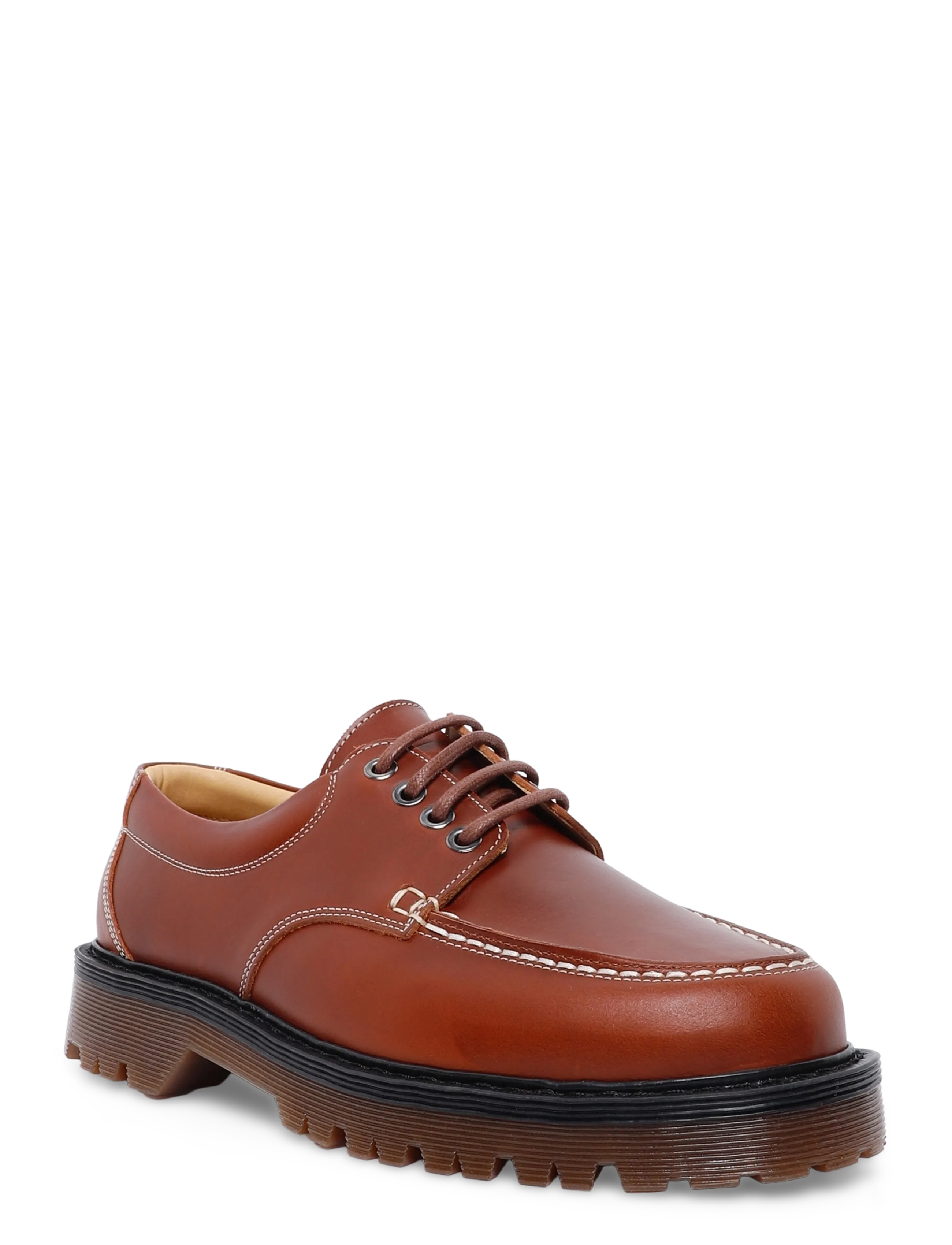 Garment Project Pete Moc Toe - Brown Leather - Nordic Style - BROWN / brown