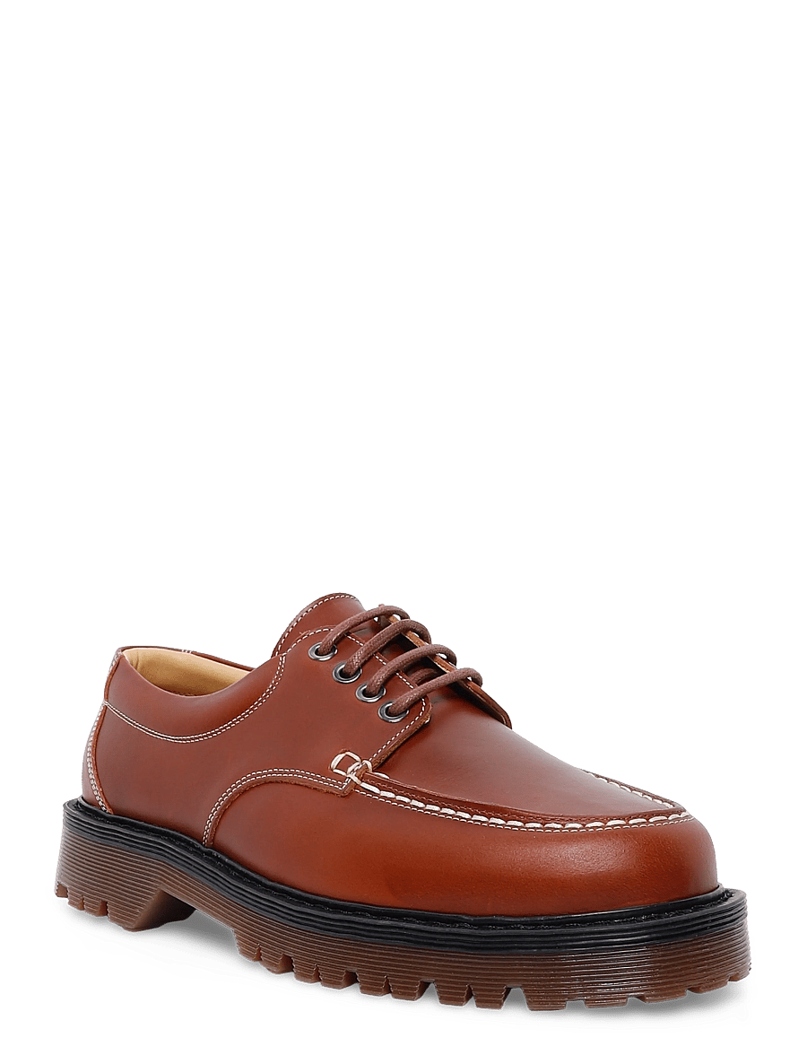 Garment Project - Pete Moc Toe - Brown Leather - moc toes - brown - 0