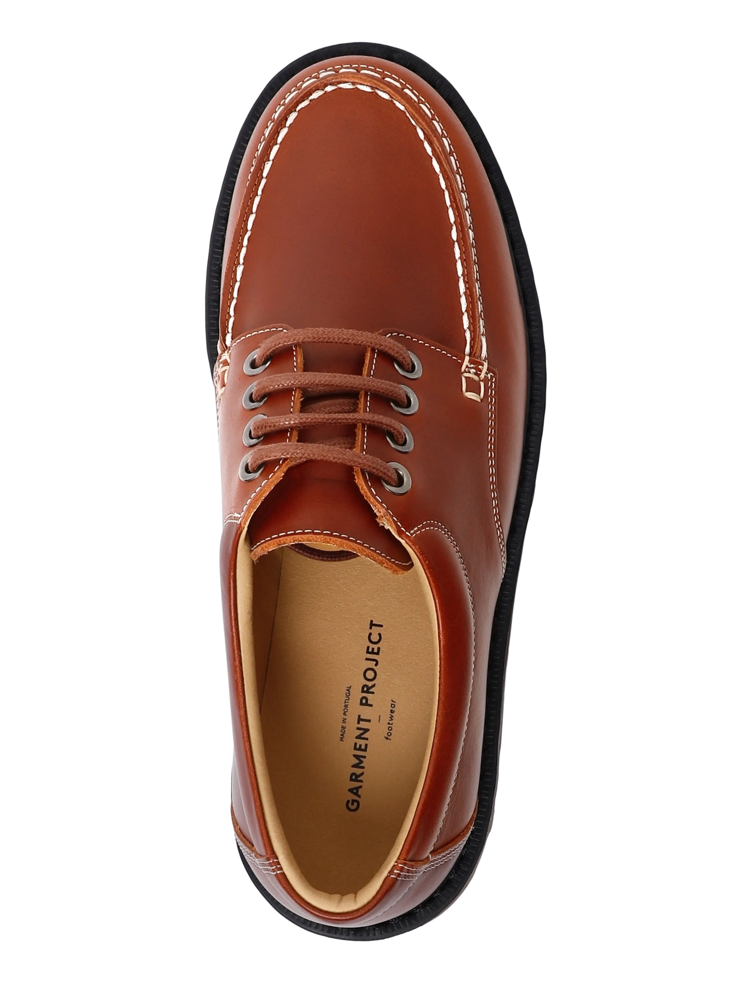 Garment Project - Pete Moc Toe - Brown Leather - moc toes - brown - 3