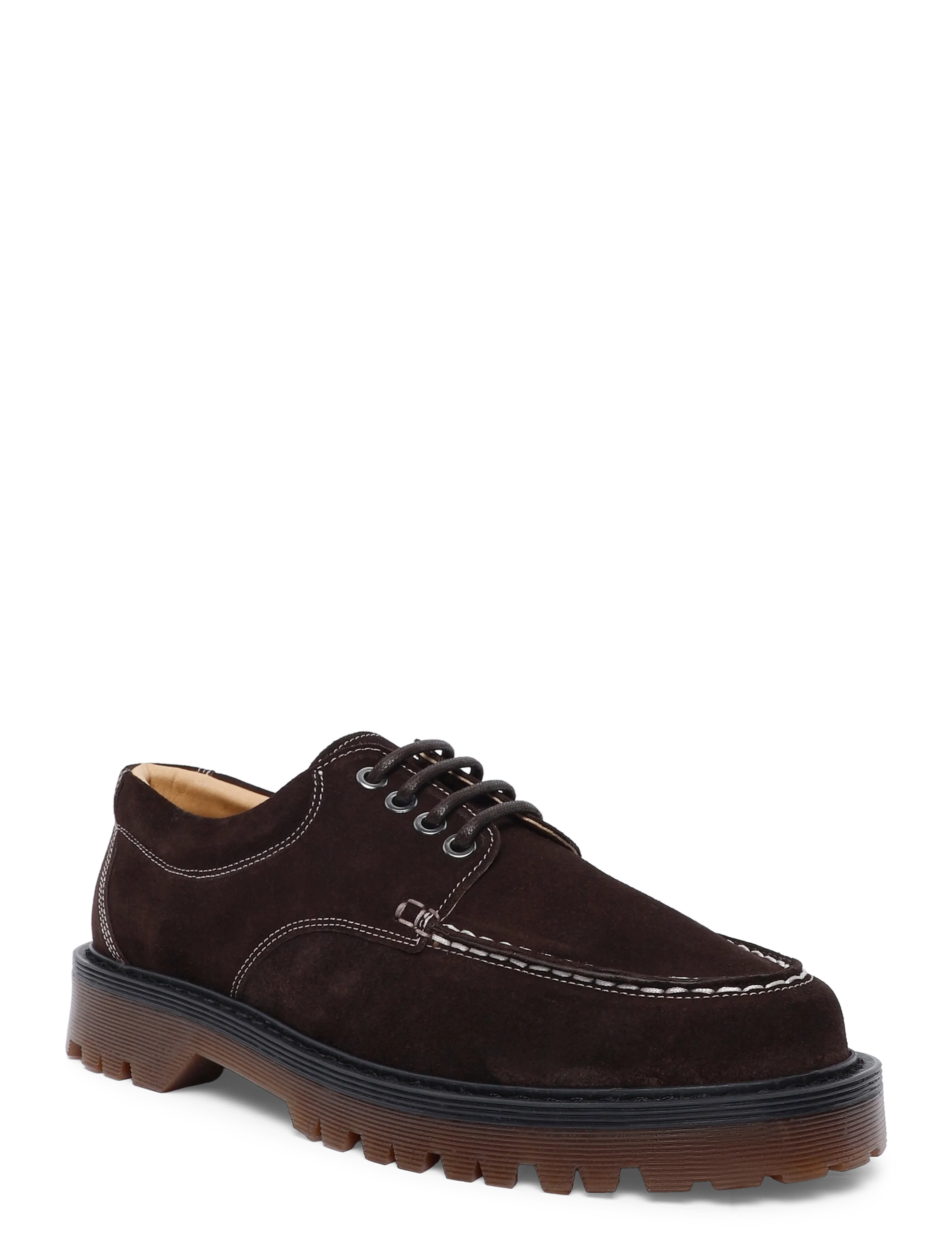Garment Project Pete Moc Toe - Brown Suede - Nordic Style - BROWN / brown