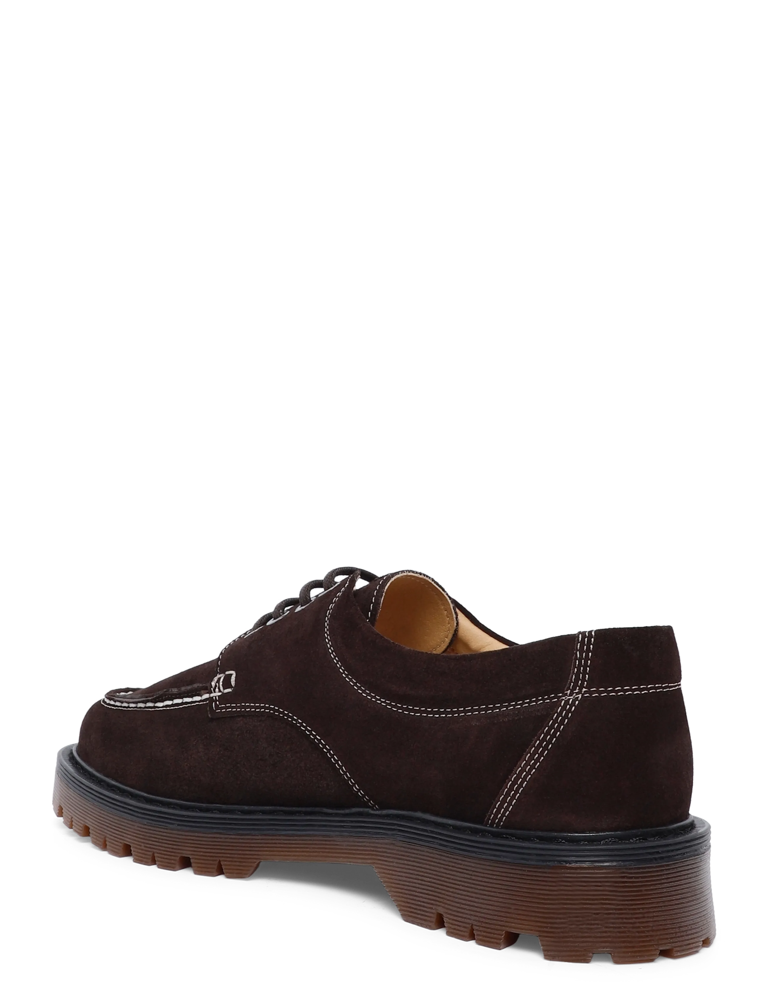 Garment Project - Pete Moc Toe - Brown Suede - brown - 1