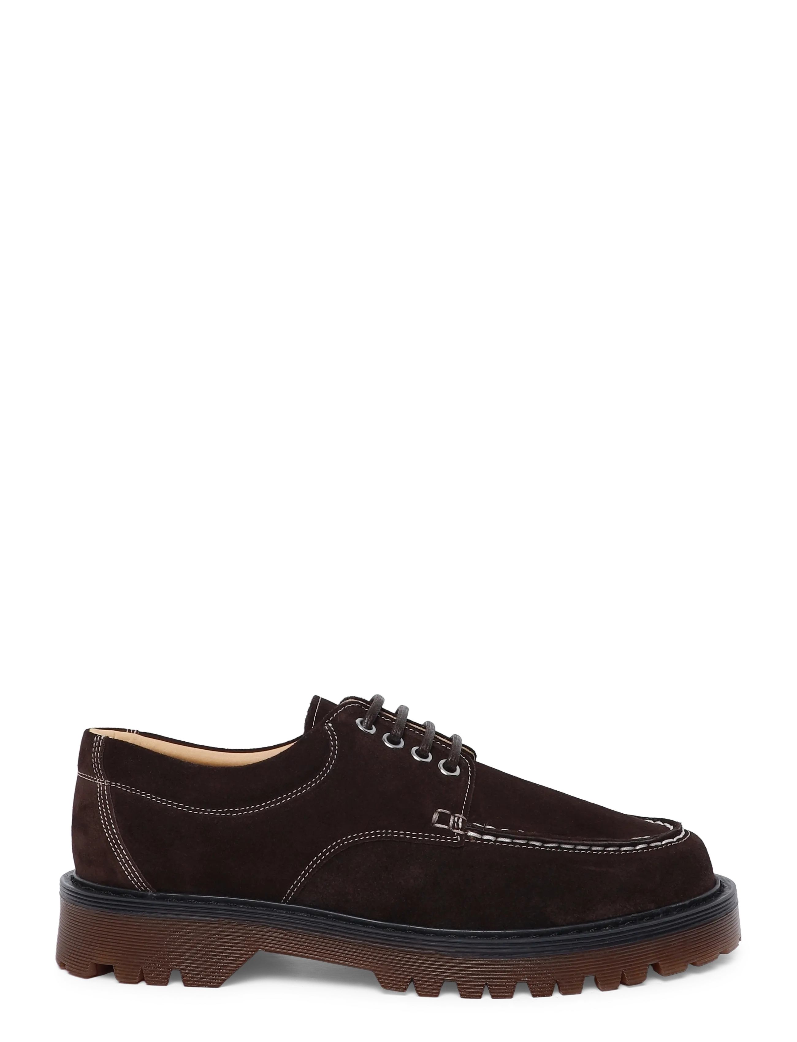 Garment Project - Pete Moc Toe - Brown Suede - brown - 2