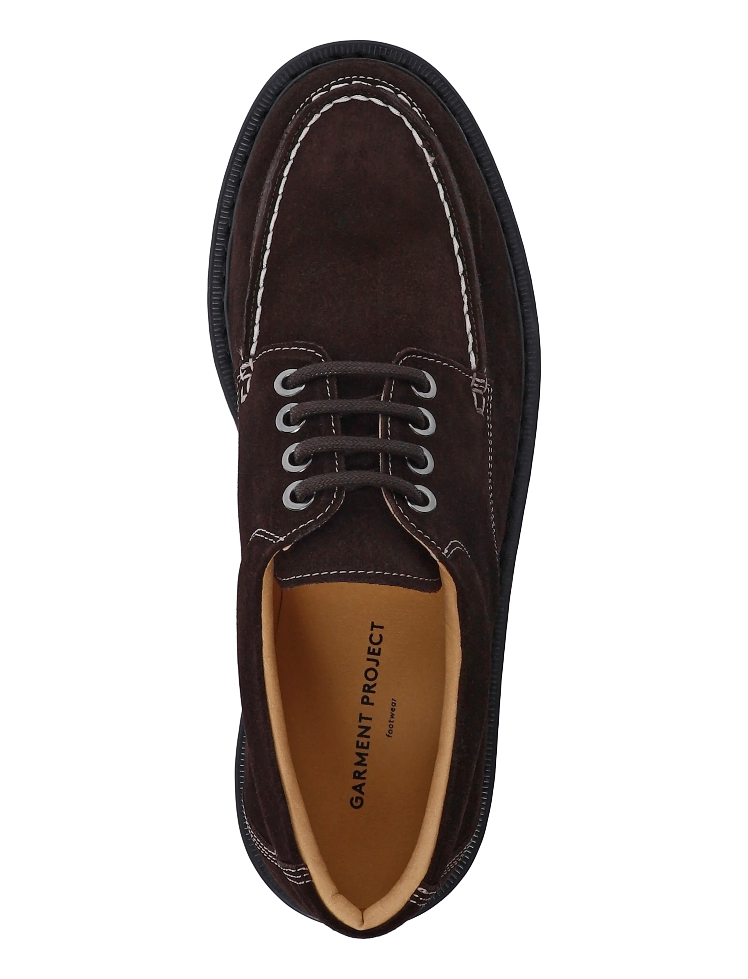 Garment Project - Pete Moc Toe - Brown Suede - brown - 3