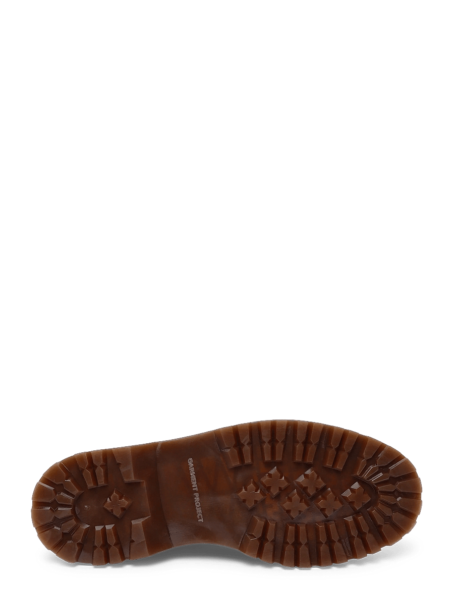 Garment Project - Pete Moc Toe - Brown Suede - moc toe skor - brown - 4