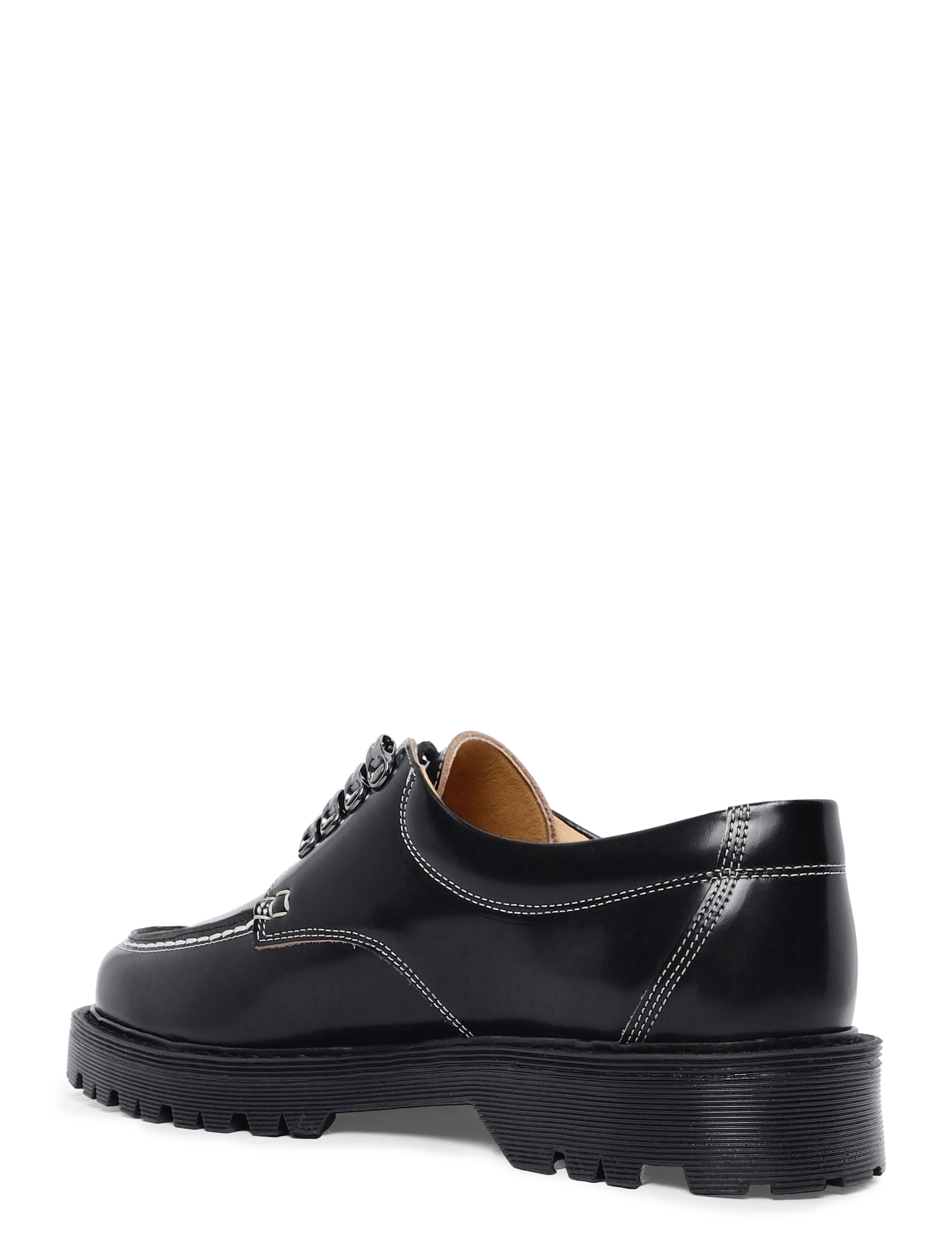Garment Project - Pete Moc Toe Lux - Black Polido Raw - black - 1