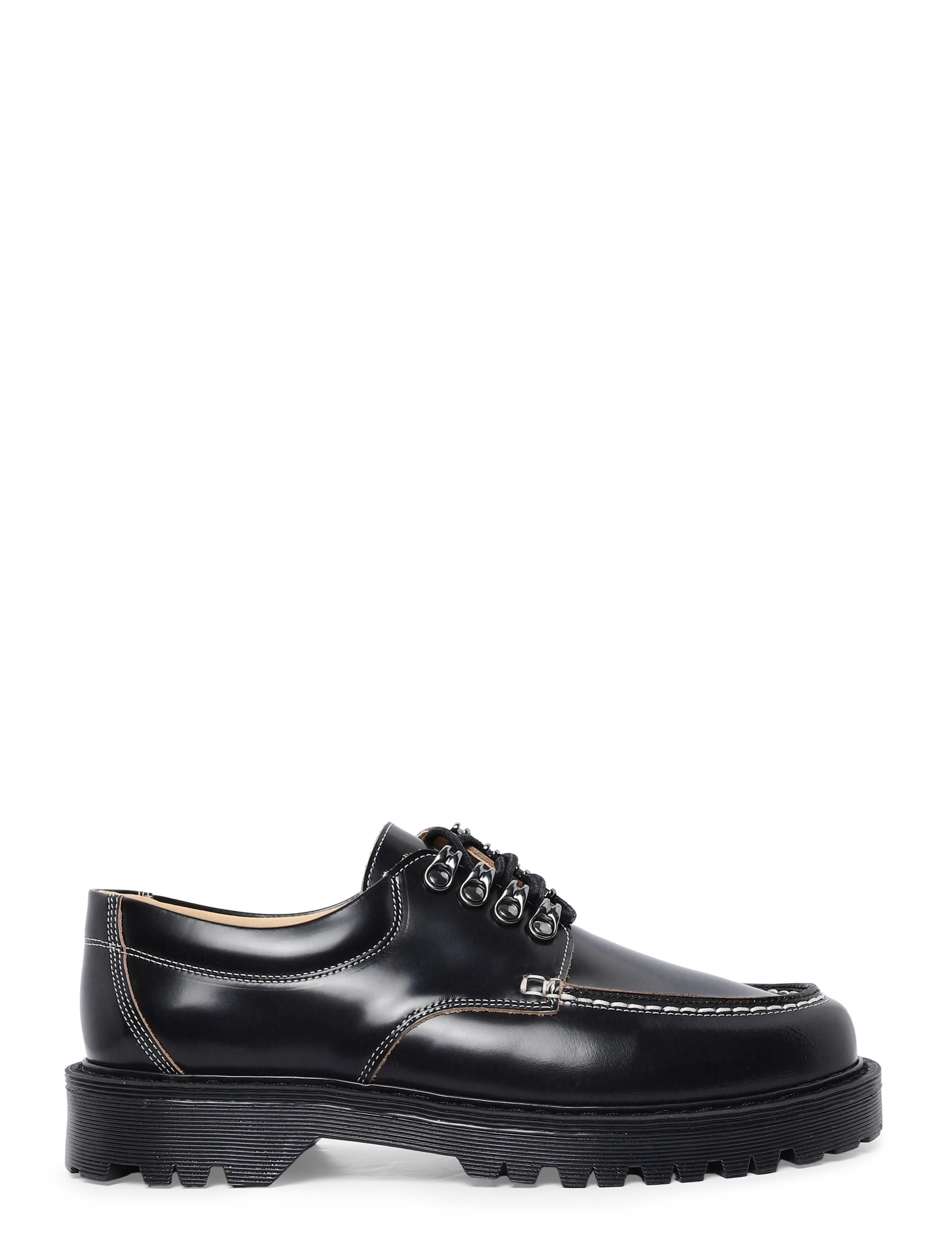 Garment Project - Pete Moc Toe Lux - Black Polido Raw - black - 2