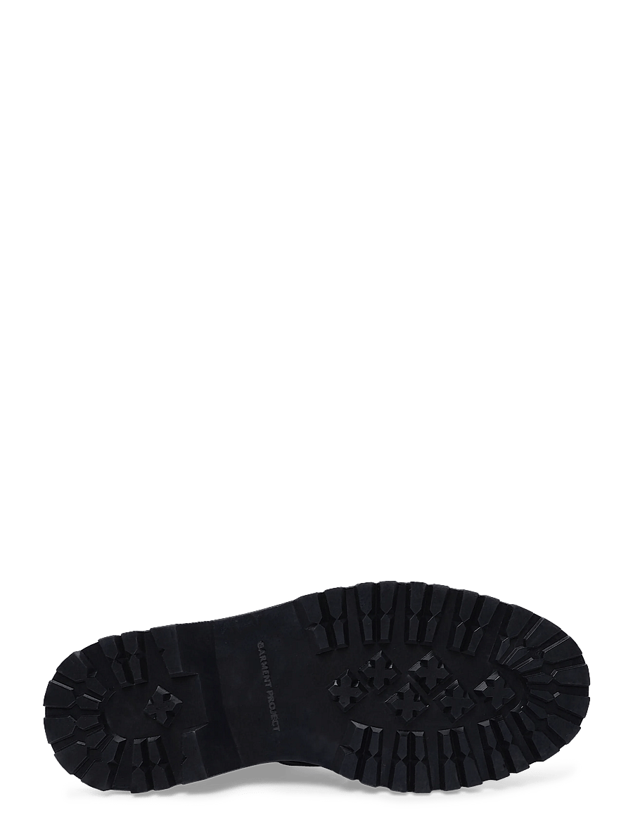 Garment Project - Pete Moc Toe Lux - Black Polido Raw - moc-toe kingad - black - 4