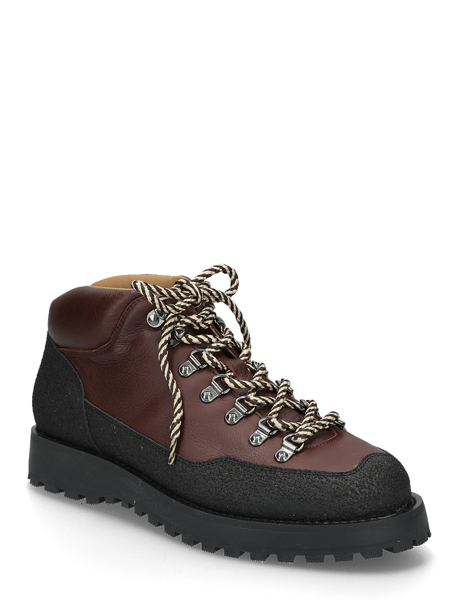 Garment Project - Dune Mid - Brown Tumbled Leather - schnürstiefel - brown - 0