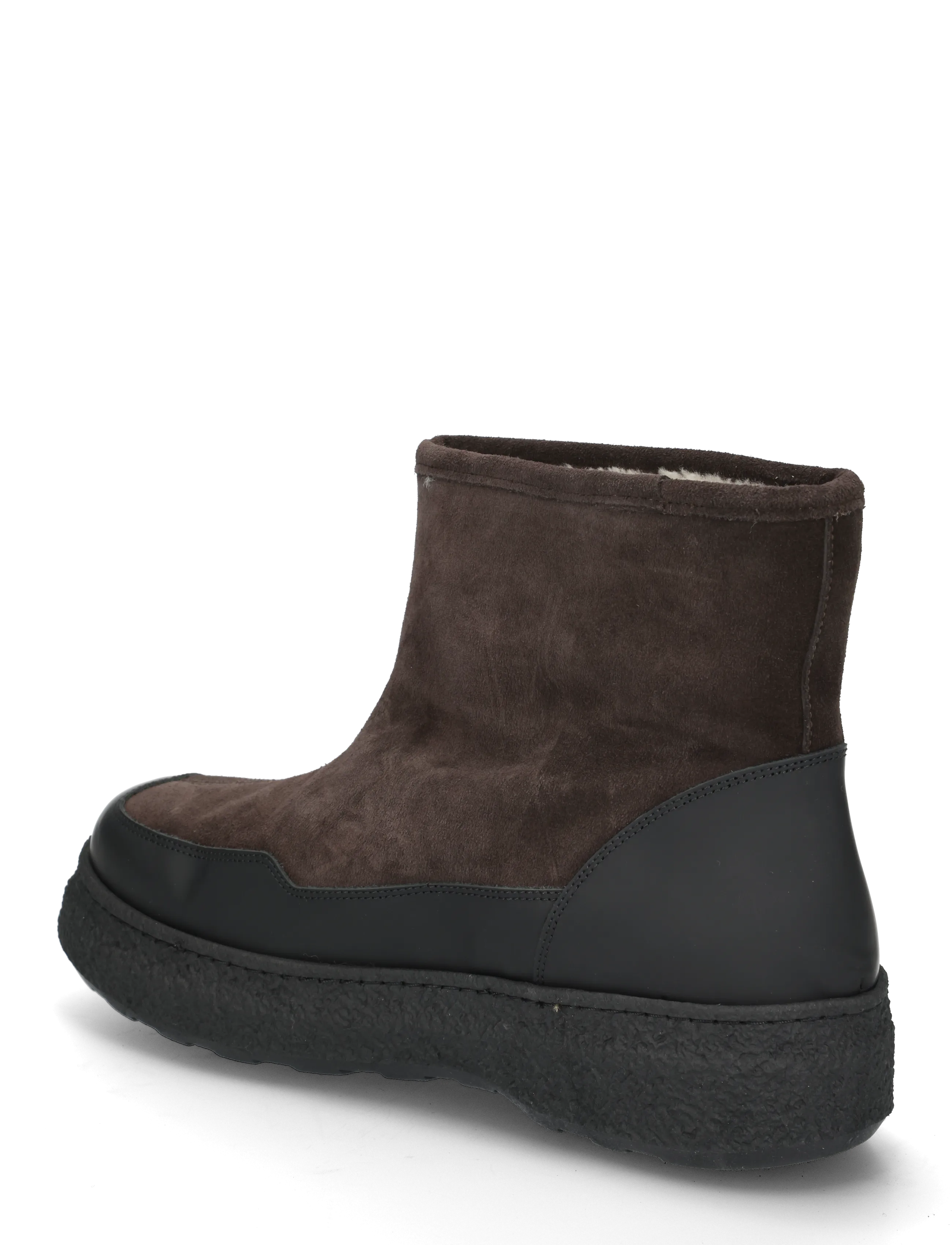 Garment Project - Nico - Brown Suede / Shearling - winterstiefel - brown - 1