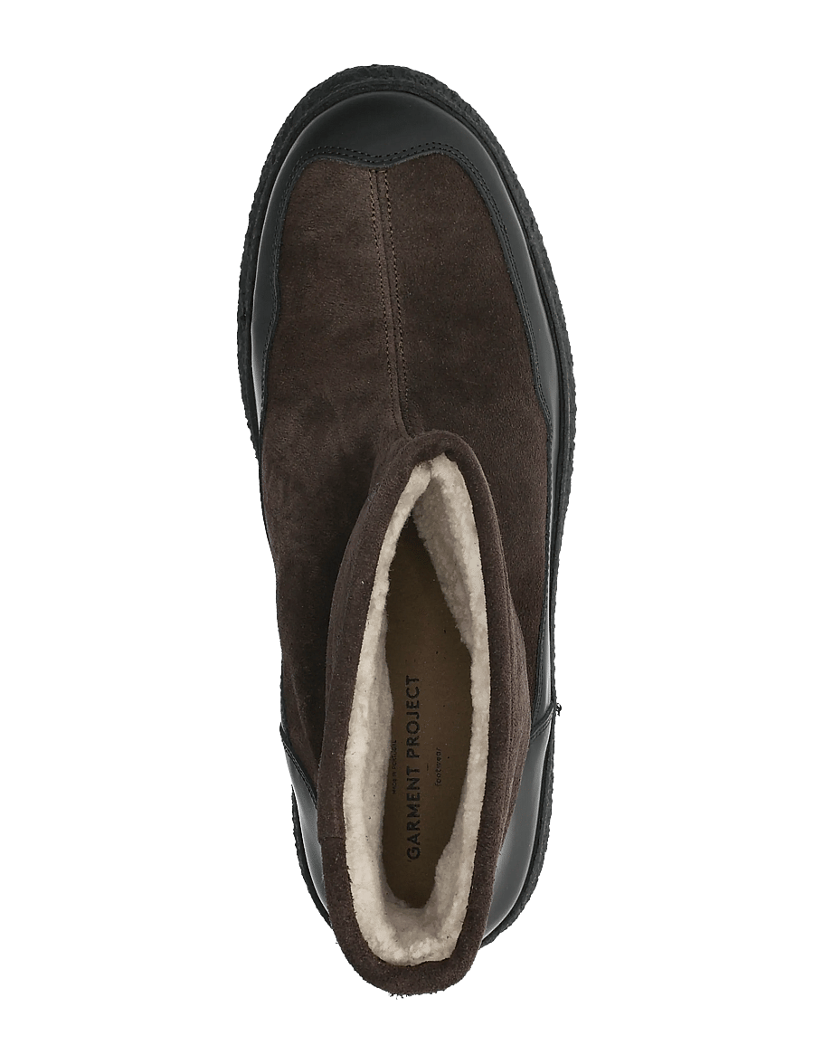 Garment Project - Nico - Brown Suede / Shearling - winterstiefel - brown - 3