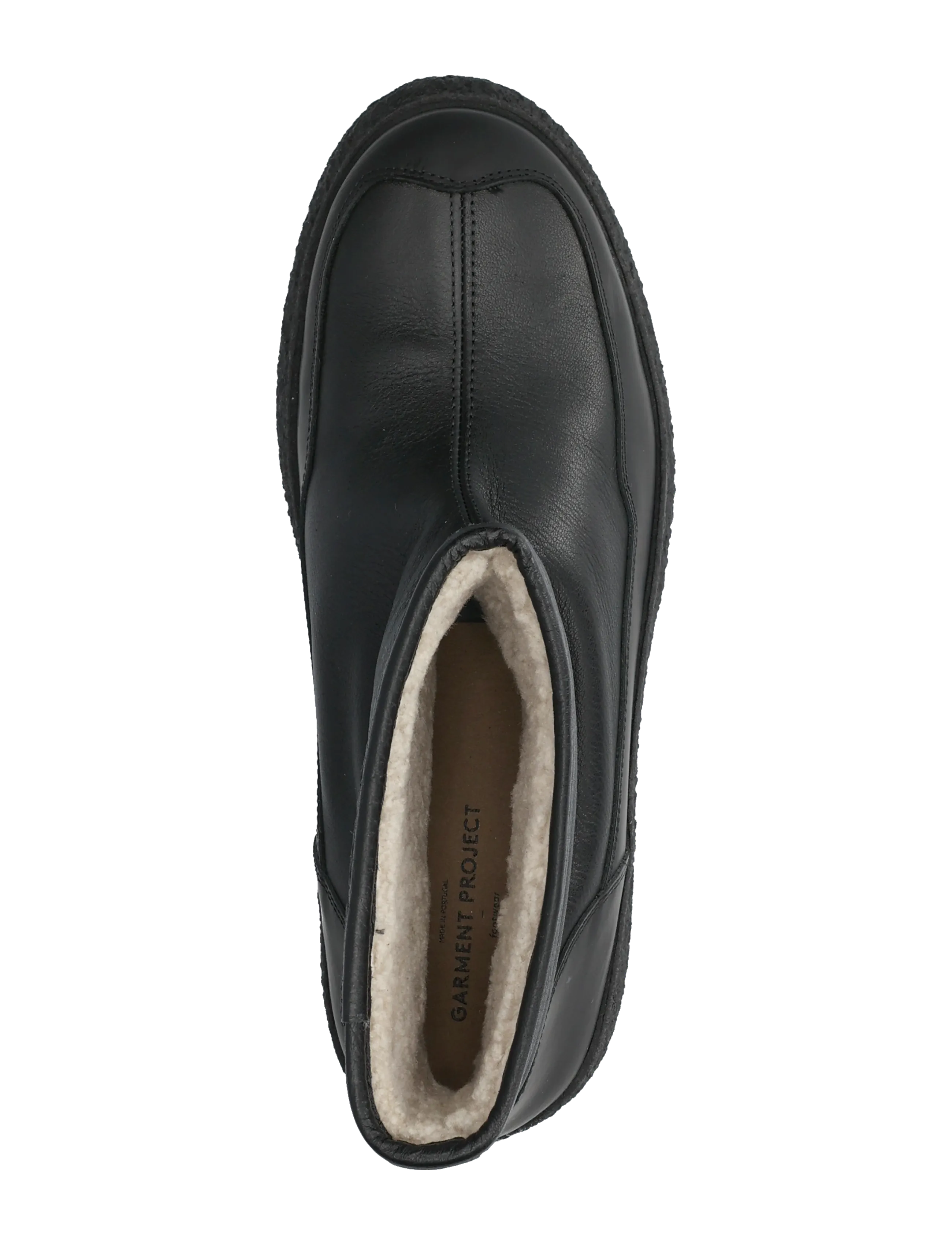 Garment Project - Nico - Black Leather / Shearling - winterstiefel - black - 3