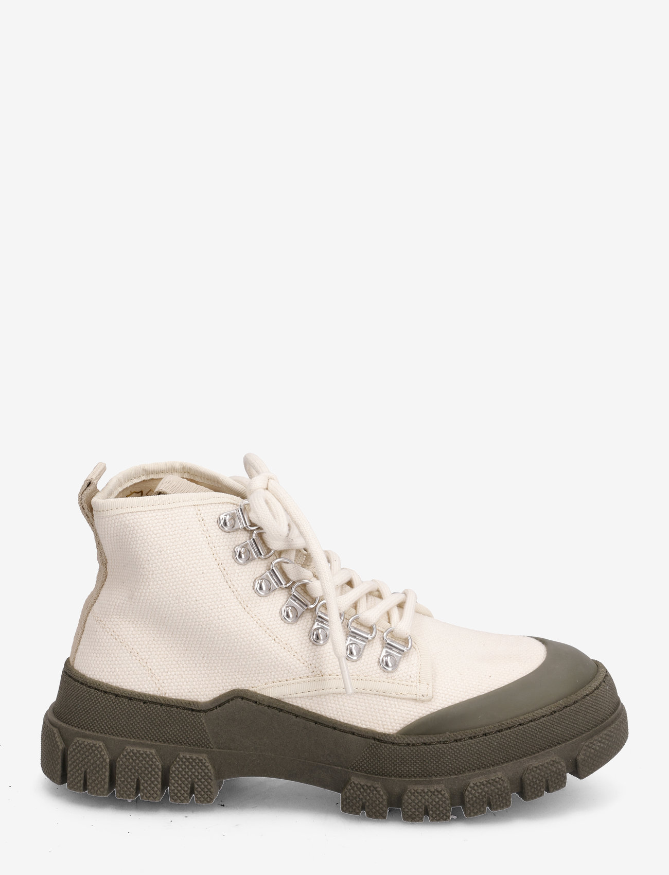 Garment Project - Twig High - Off White / Army - snørestøvler - off white - 1