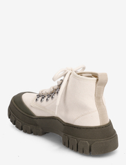 Garment Project - Twig High - Off White / Army - geschnürte stiefel - off white - 2