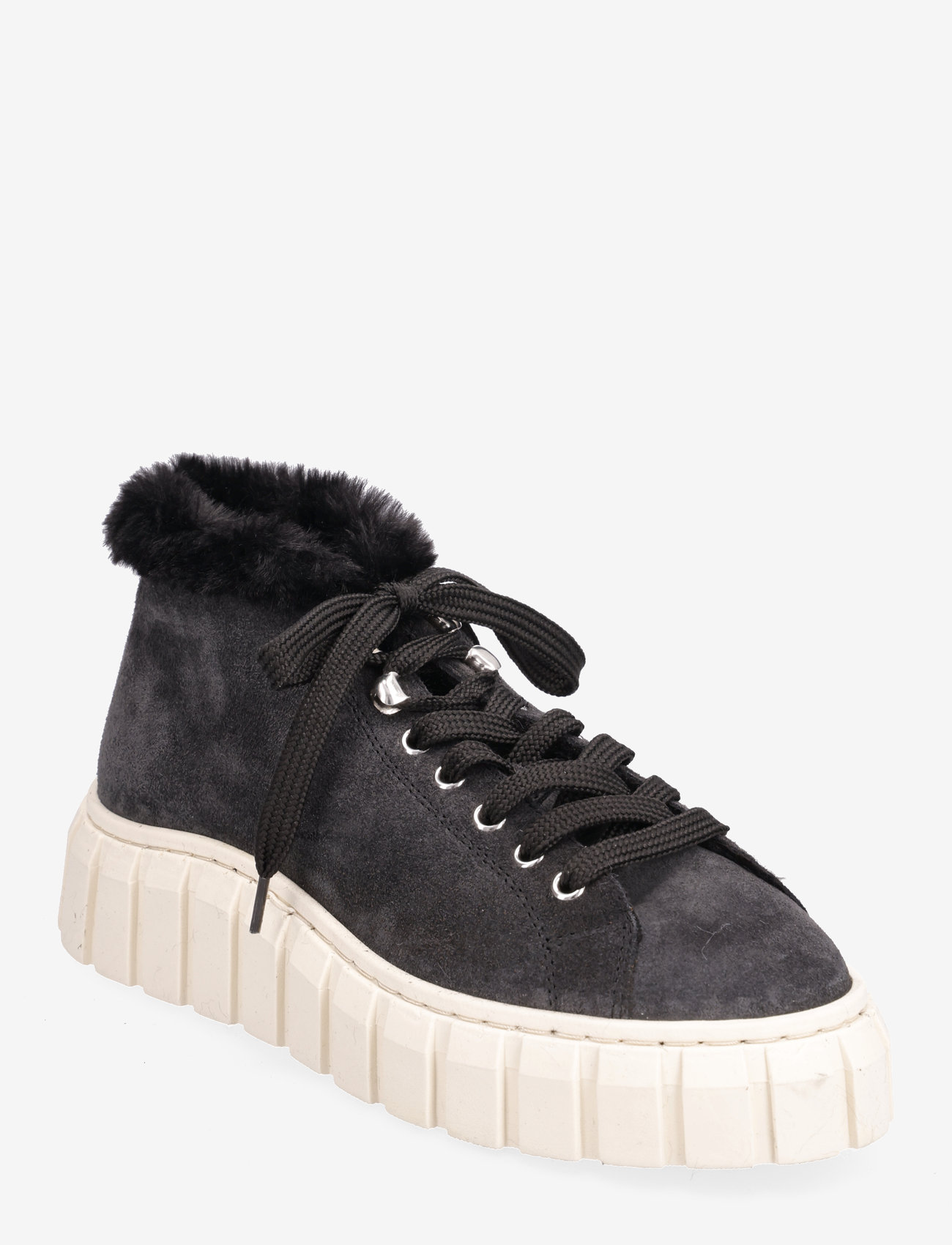 Garment Project - Balo Sneaker Boot - Black Suede - chunky sneakers - black - 0