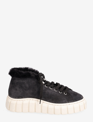 Garment Project - Balo Sneaker Boot - Black Suede - robustsed tossud - black - 1