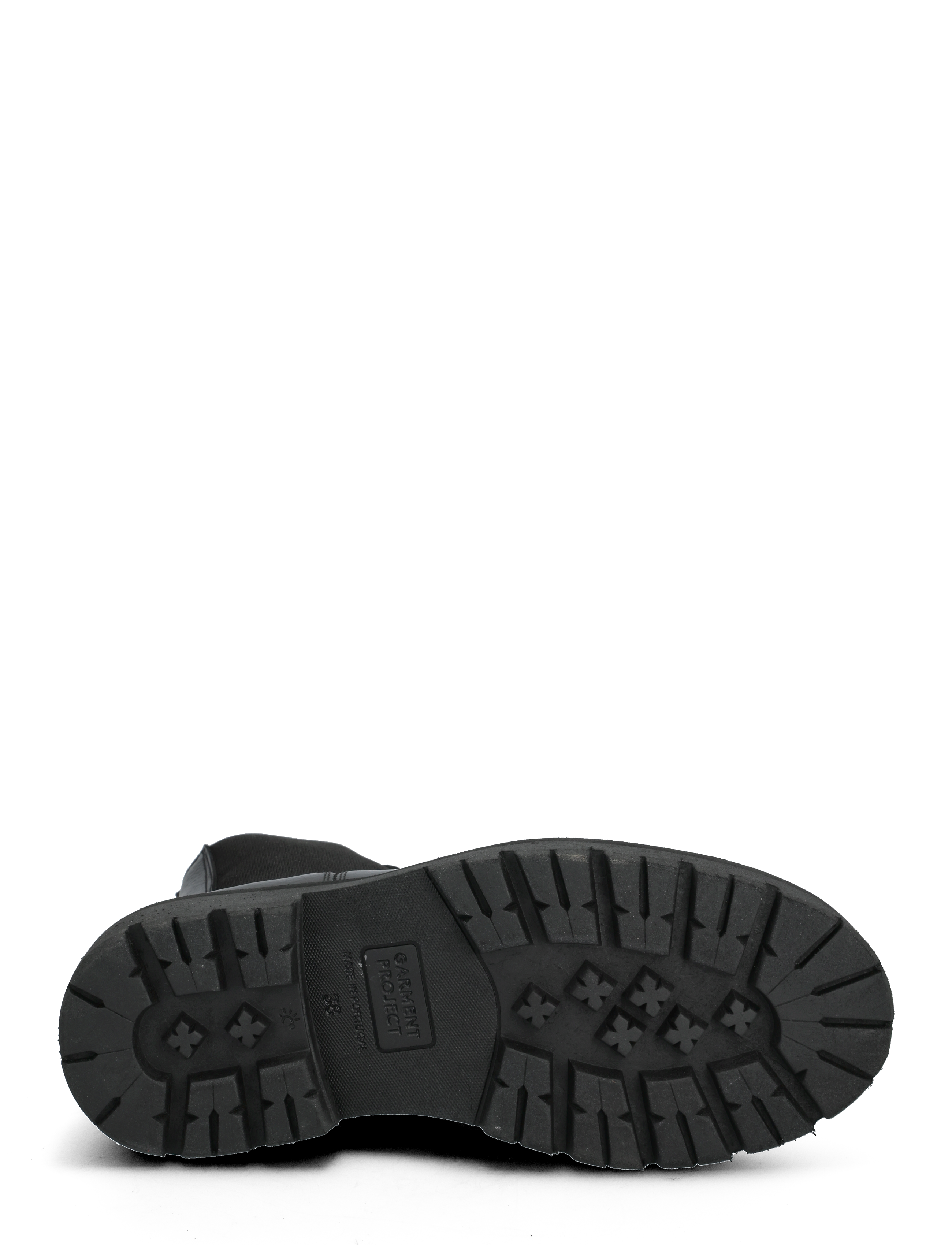 Garment Project - Spike Chelsea - Black Grained Leather / Brown Stitching - black - 4