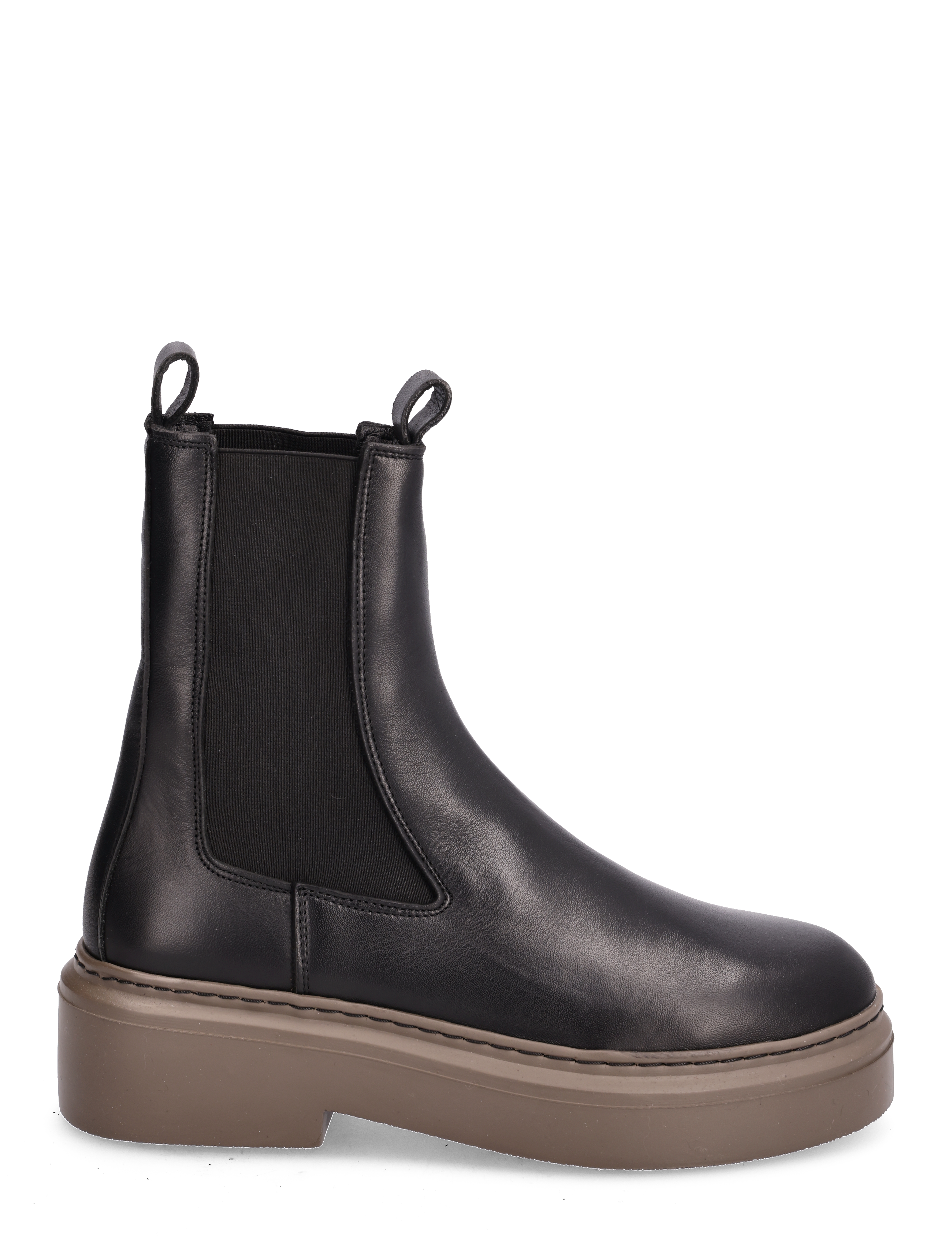 Garment Project - June Chelsea - Black Leather / Brown Sole - black - 1