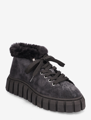 Balo Sneaker Boot - Black/Black Suede - BLACK