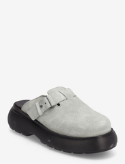 Garment Project - Cloud Clog - Jade Suede - plakanās mules tipa kurpes - jade - 0