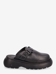 Garment Project - Cloud Clog - Black Leather - plakanās mules tipa kurpes - black - 1