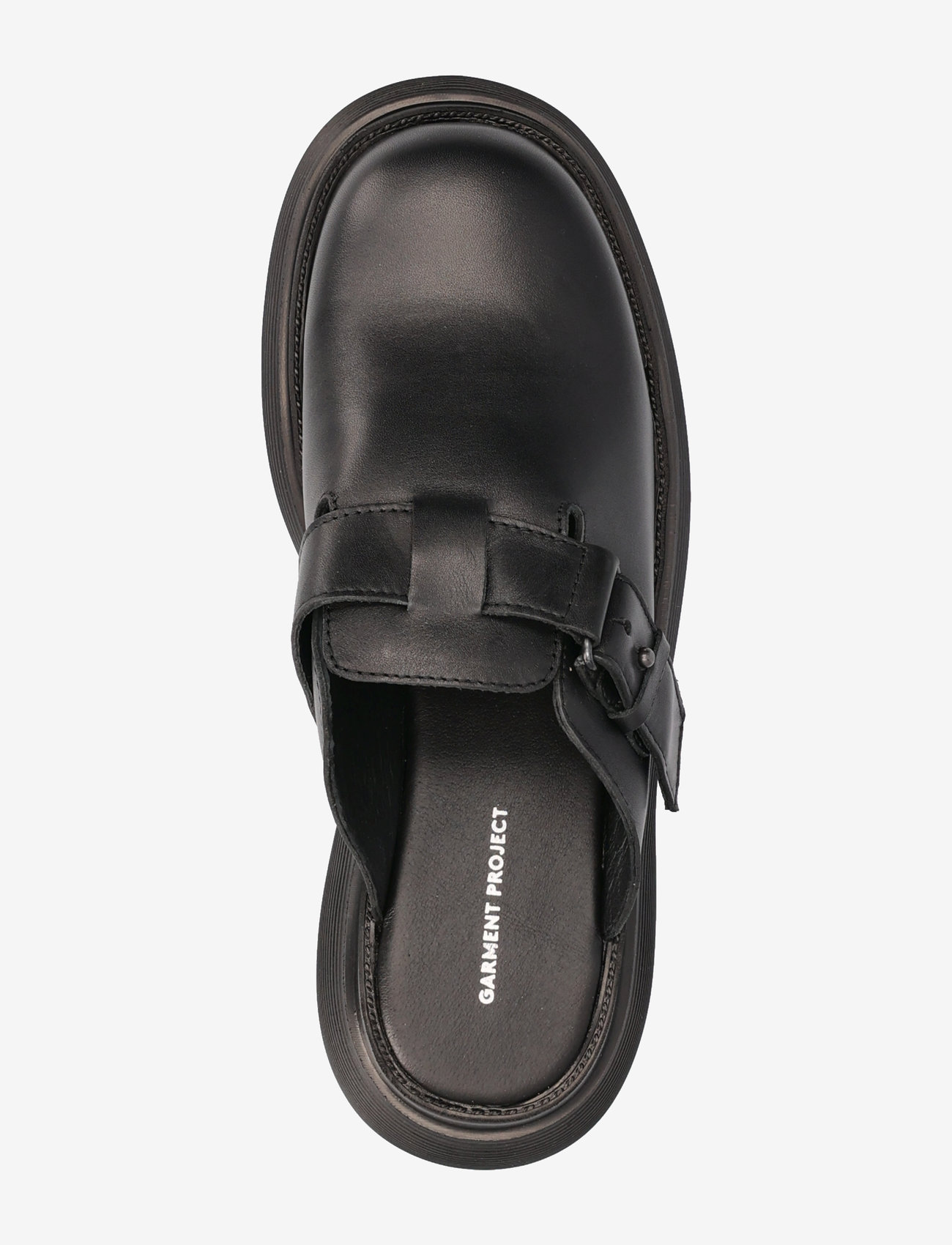 Garment Project - Cloud Clog - Black Leather - black - 3