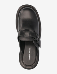 Garment Project - Cloud Clog - Black Leather - plakanās mules tipa kurpes - black - 3